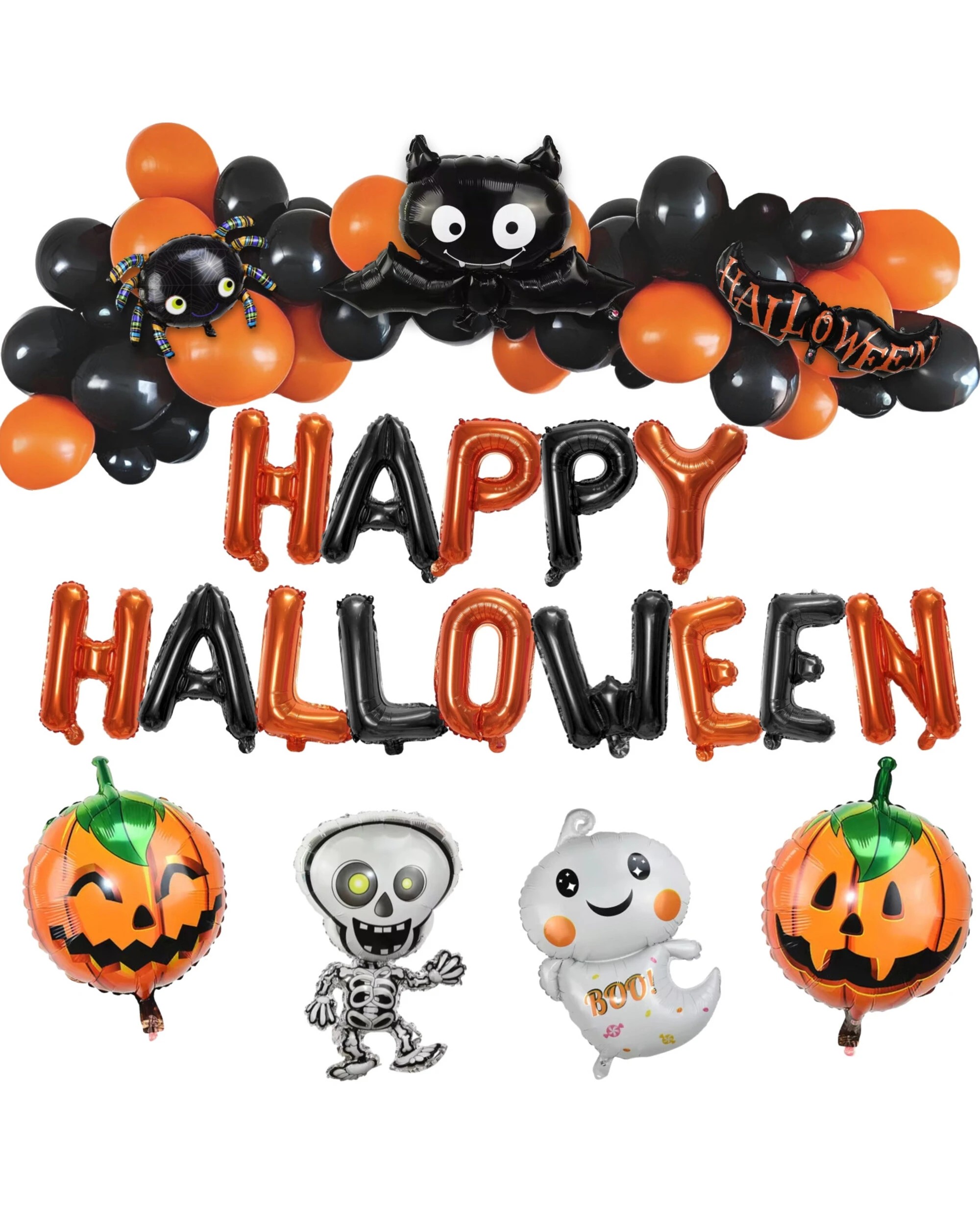 1 JD Party Halloween Balloon Garland Kit - Multi, 1 of 3