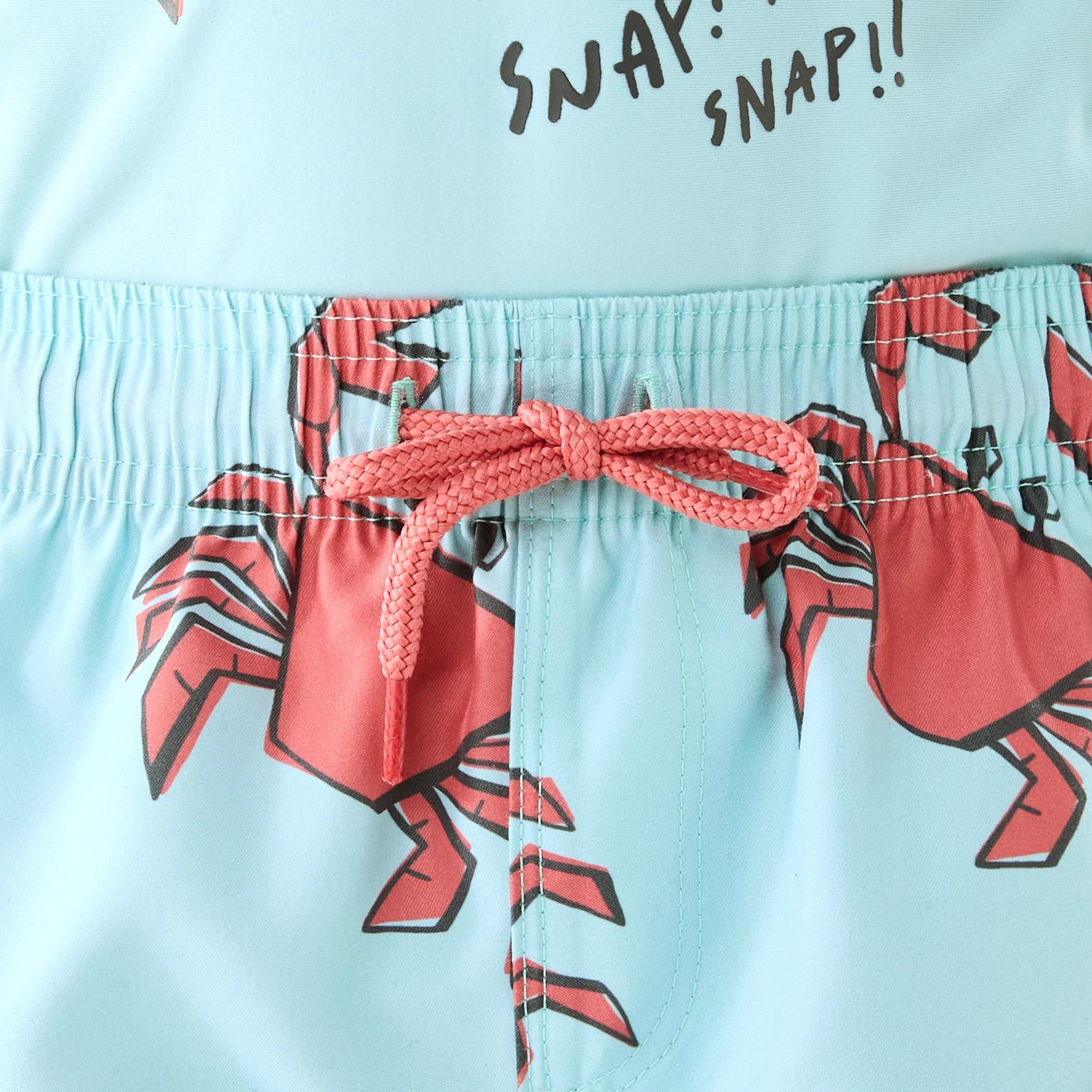 5 Printed Long Sleeve Rash Vest Grn Crab, 5 of 6