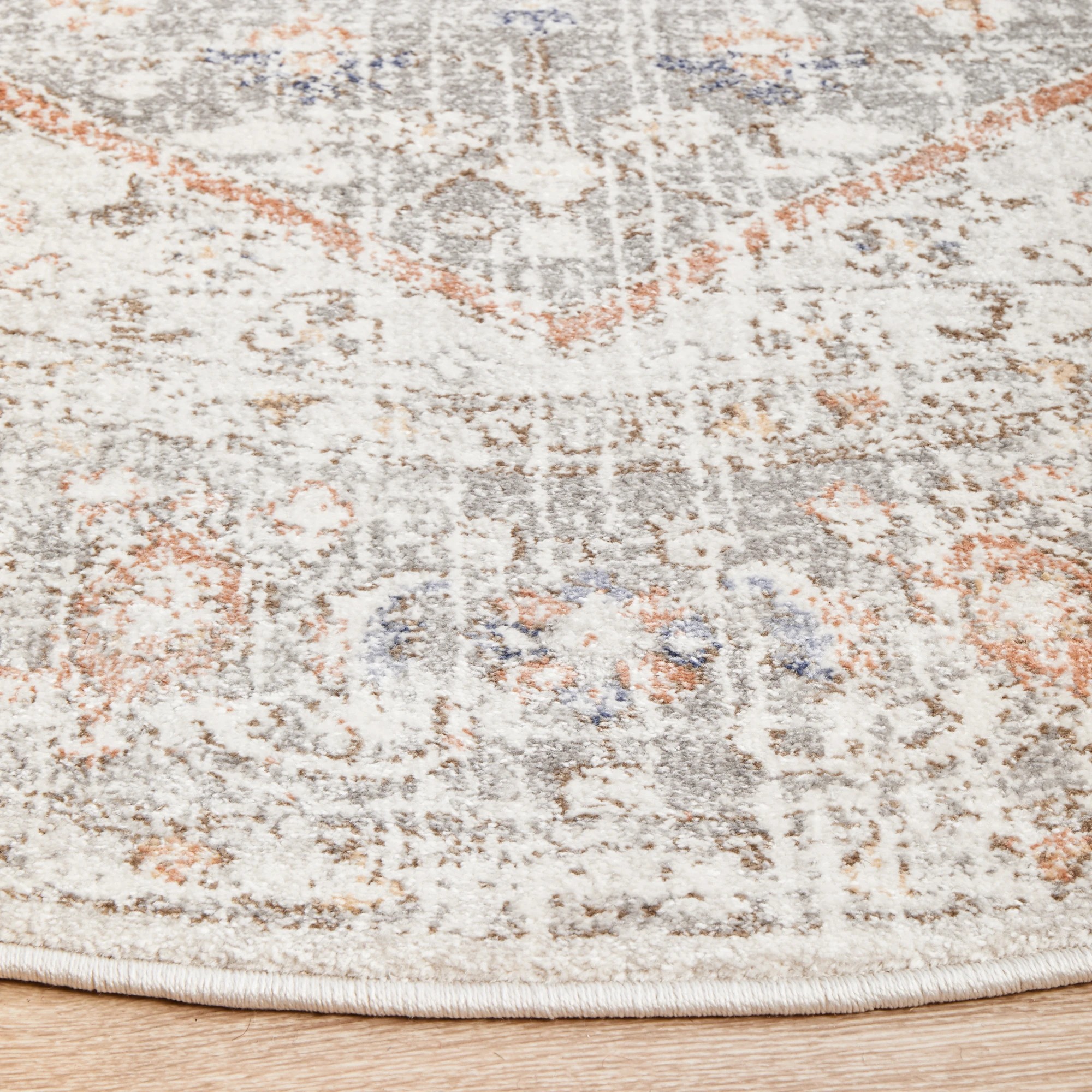 5 Common Ground Rugs Elite Lorissa 150x150cm - Small Round Rug - Natural, 5 of 8
