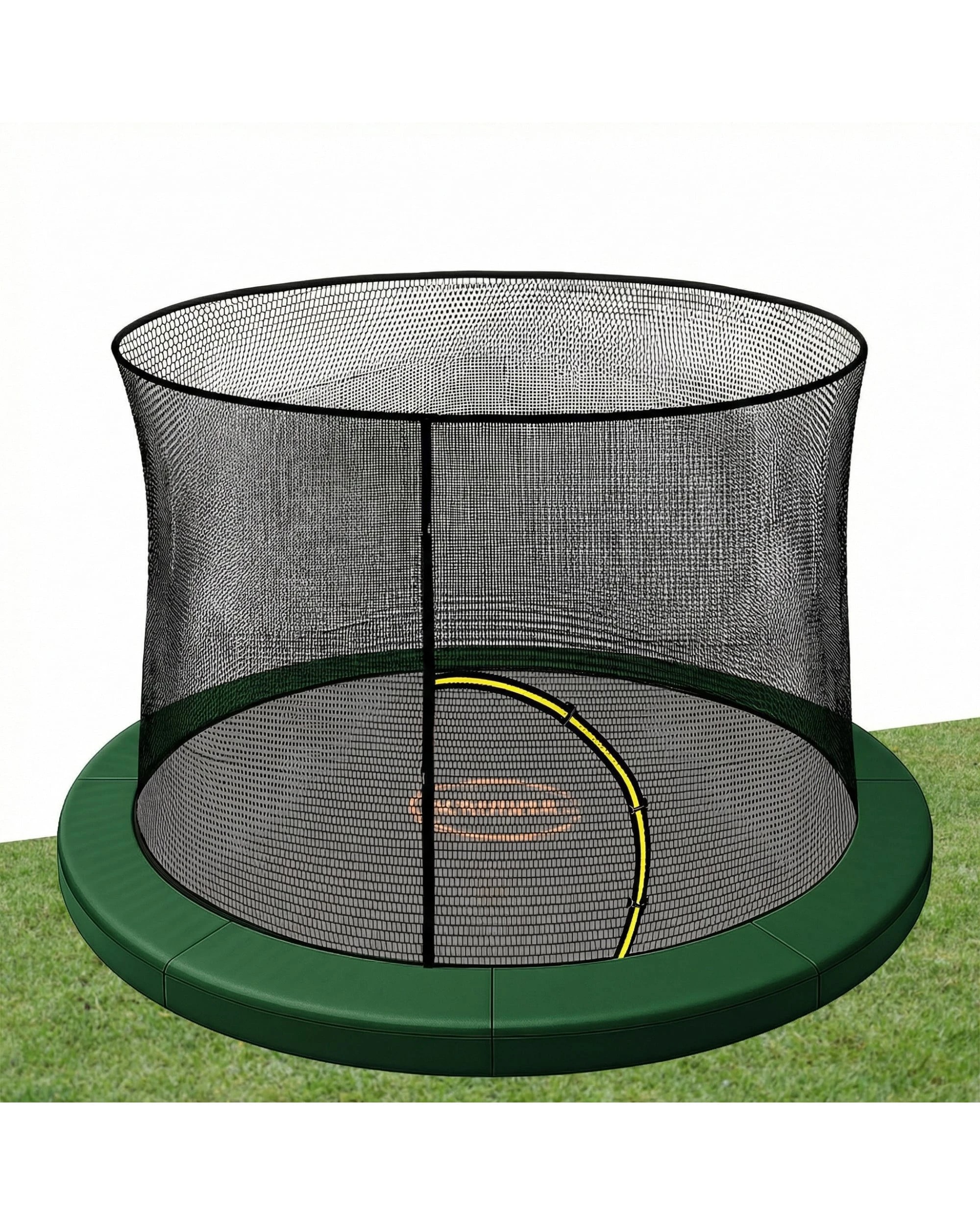 7 Kahuna 6ft Replacement Trampoline Safety Pad Cover and Safety Net - Green, 7 of 7