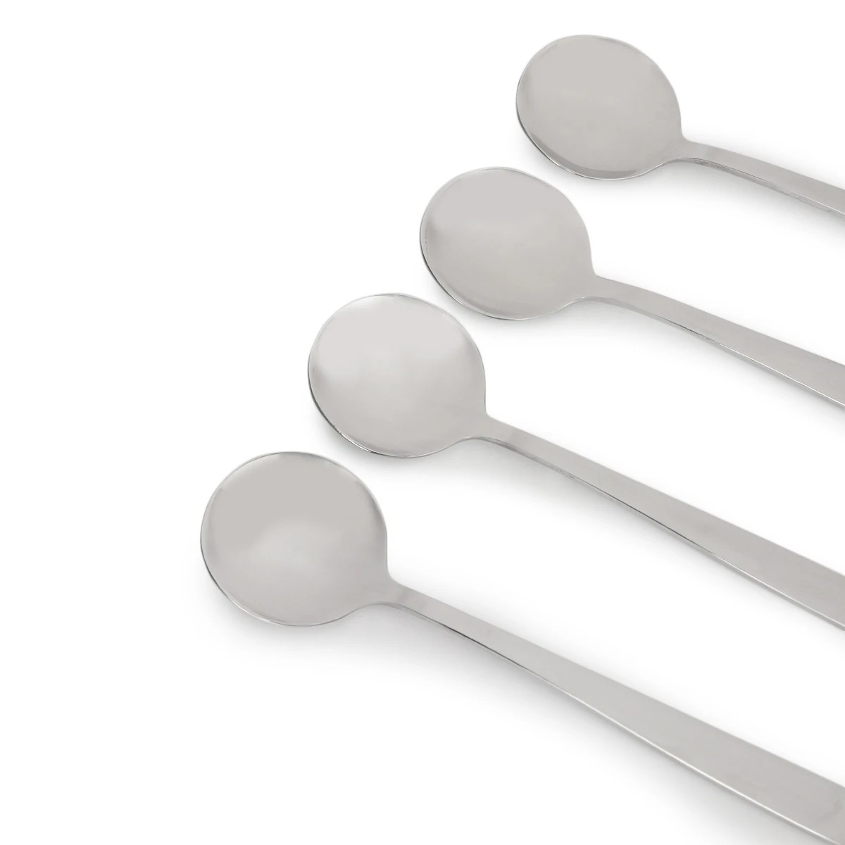 2 4 Pack Silver Hawthorne Soup Spoons, 2 of 5