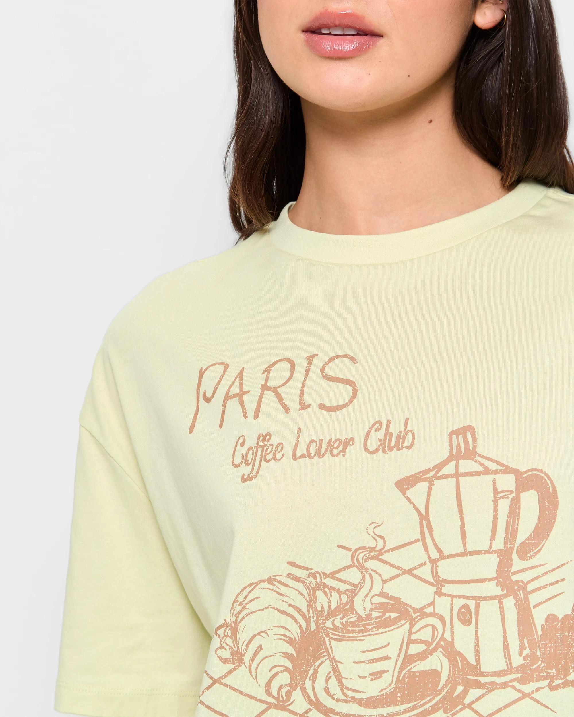 5 Australian Cotton Boyfriend T-Shirt - Lily Loves COFFEE LOVERS CLUB, 5 of 5