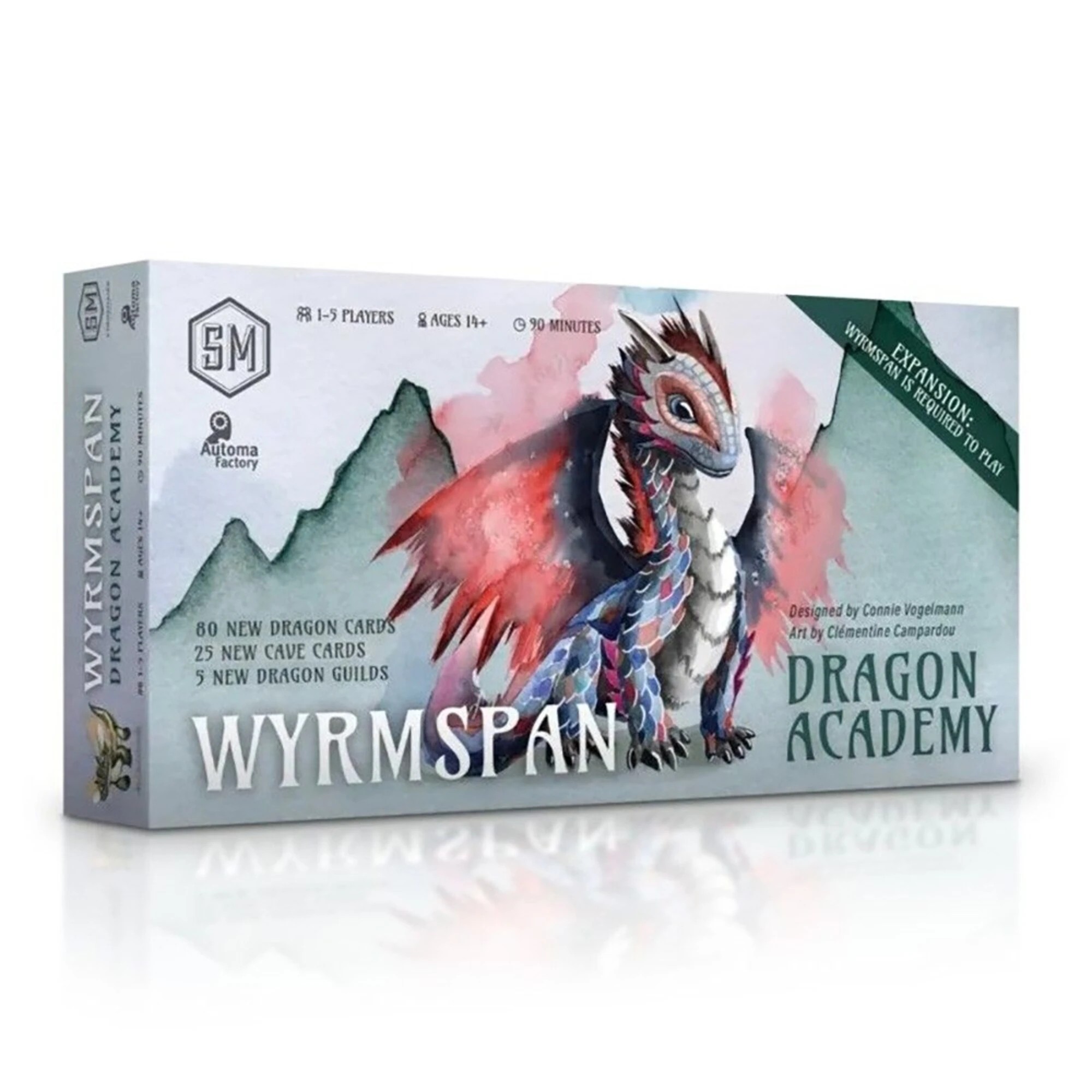 1 Wyrmspan: Dragon Academy Board Game Expansion, 1 of 3