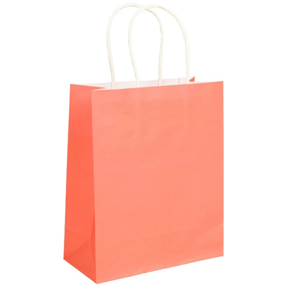 1 Otto Kraft Bag Small Coral 5 Pack, 1 of 2