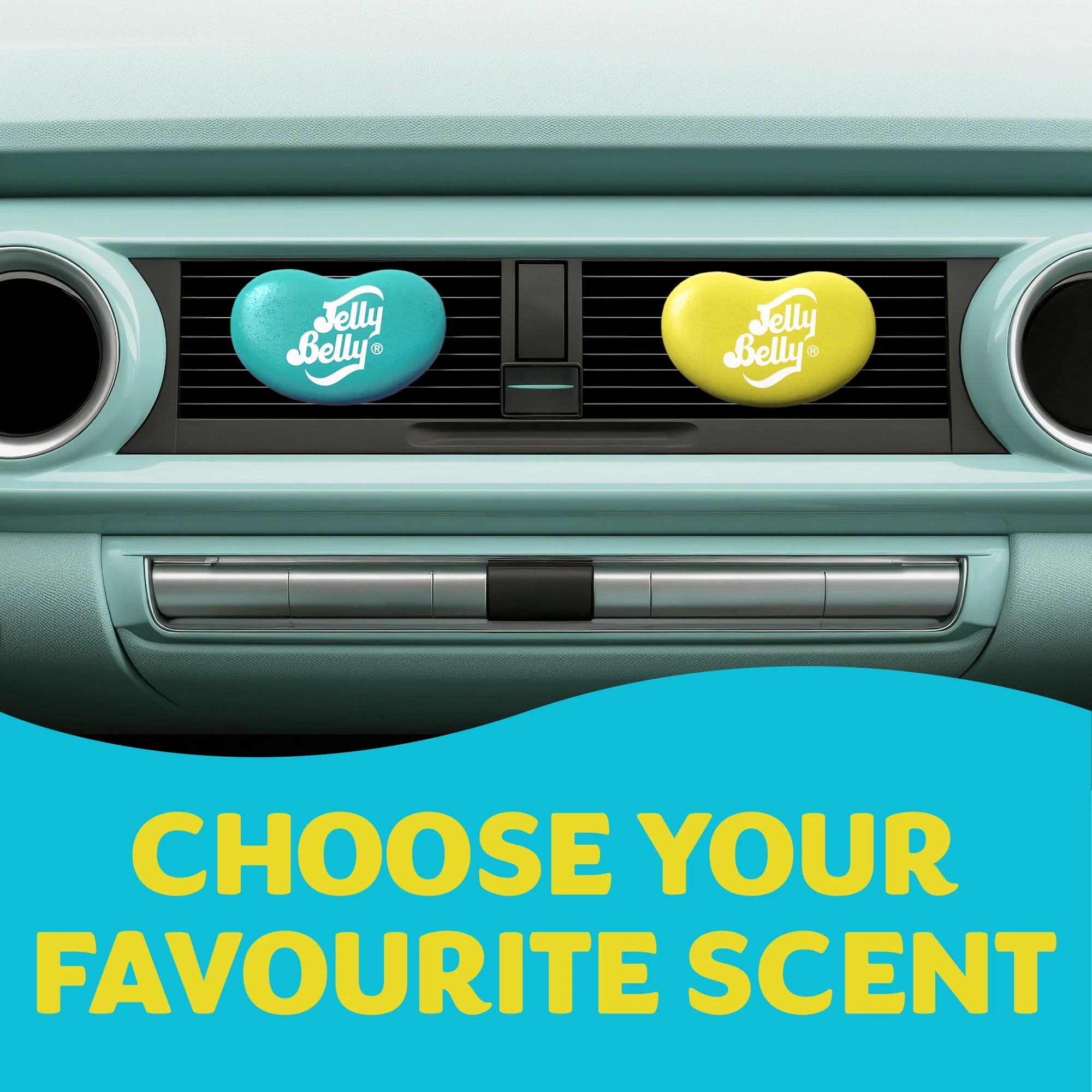 6 Jelly Belly Duo Vent Air Freshener - Berry Lemonade, 6 of 7