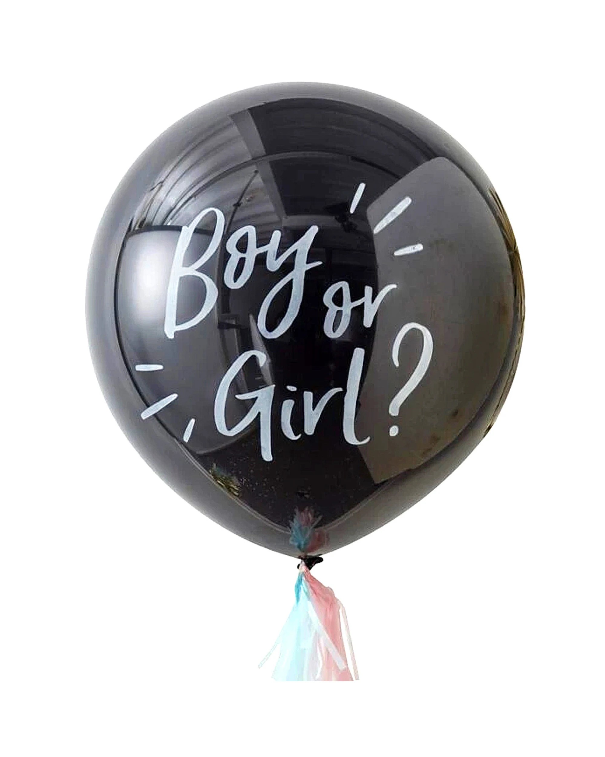 2 Party Maker Gender Reveal Helium Balloon with Tassel, 2 of 2