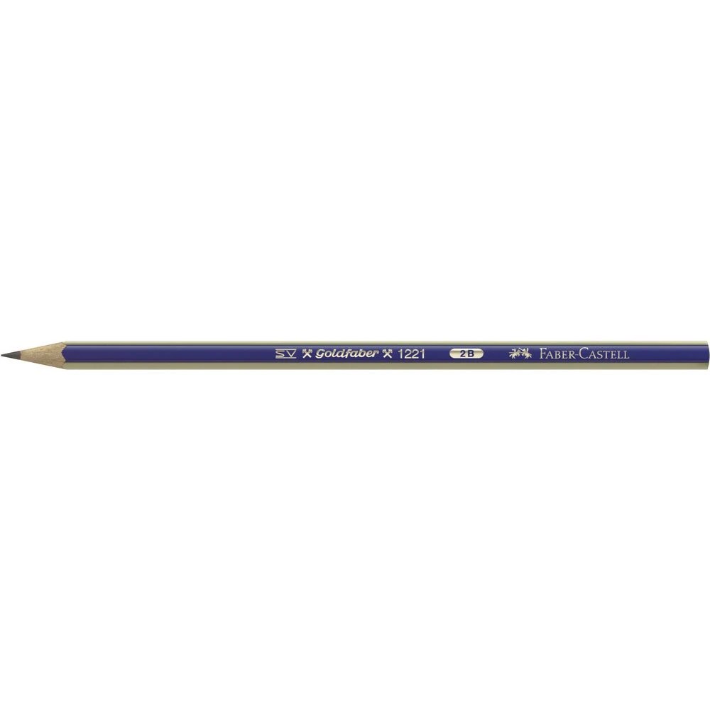 2 Faber-Castell Goldfaber Graphite Pencils 2B 72 Pack, 2 of 5