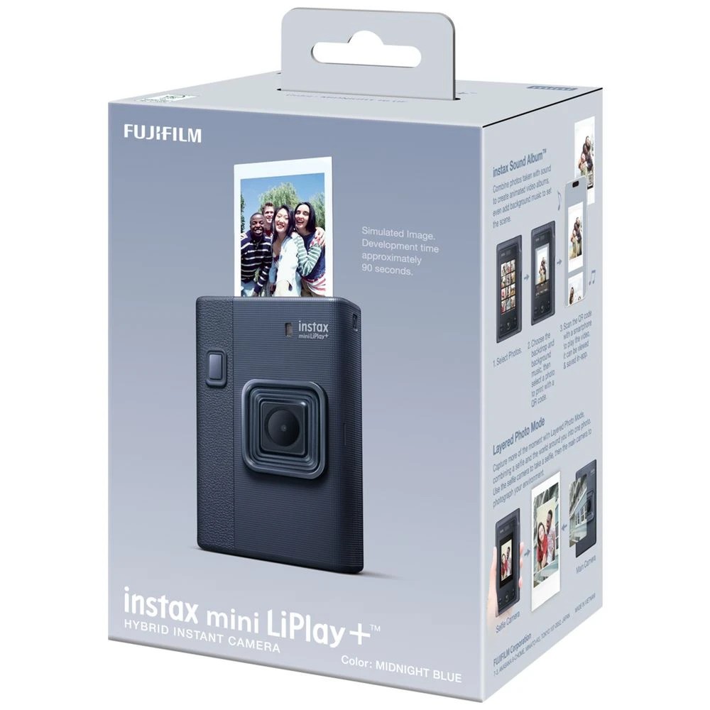 9 Fujifilm INSTAX Mini LiPlay+ Camera Midnight Blue, 9 of 9