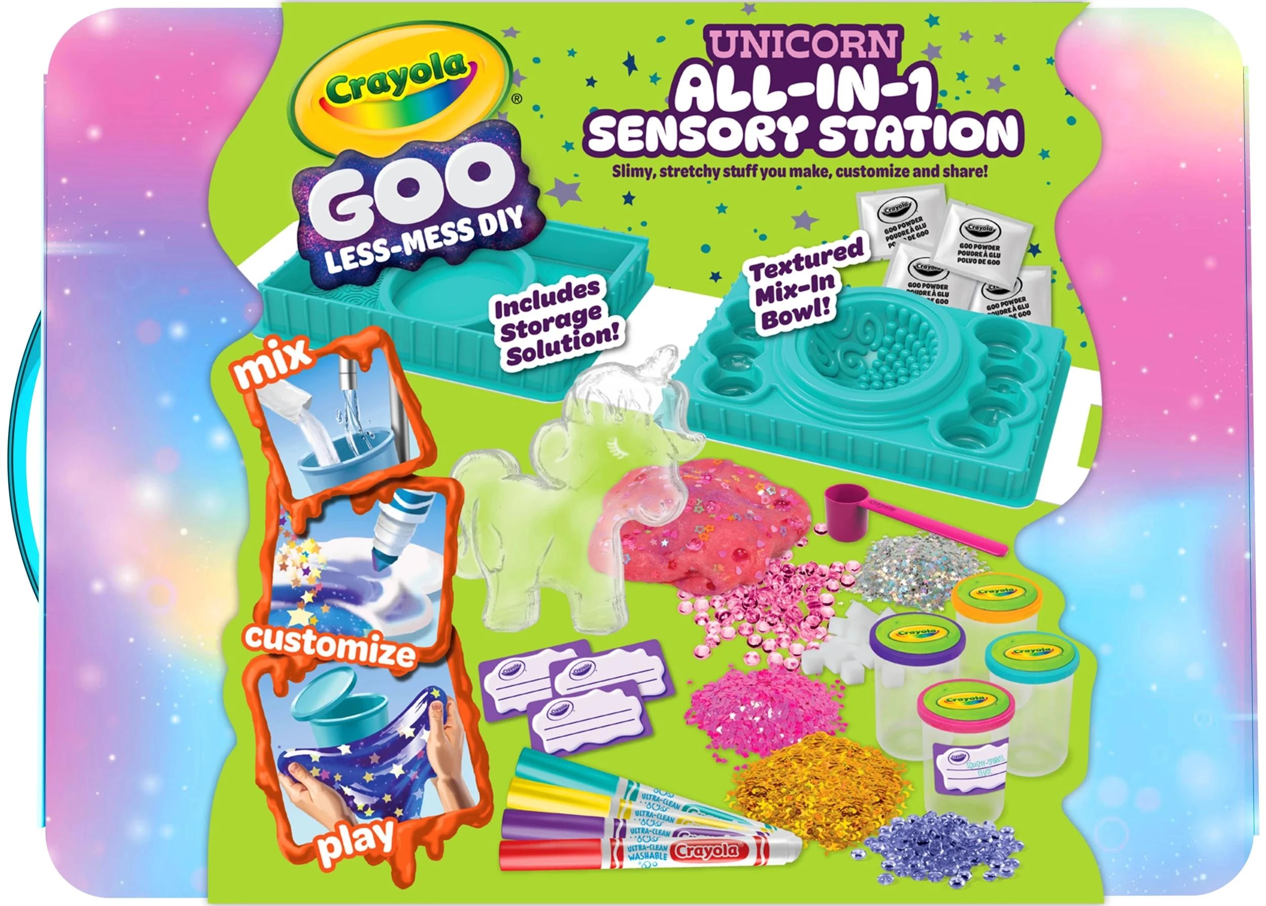 2 Crayola Goo All - in - 1 Sensory Station - Unicorn - Multi, 2 of 2