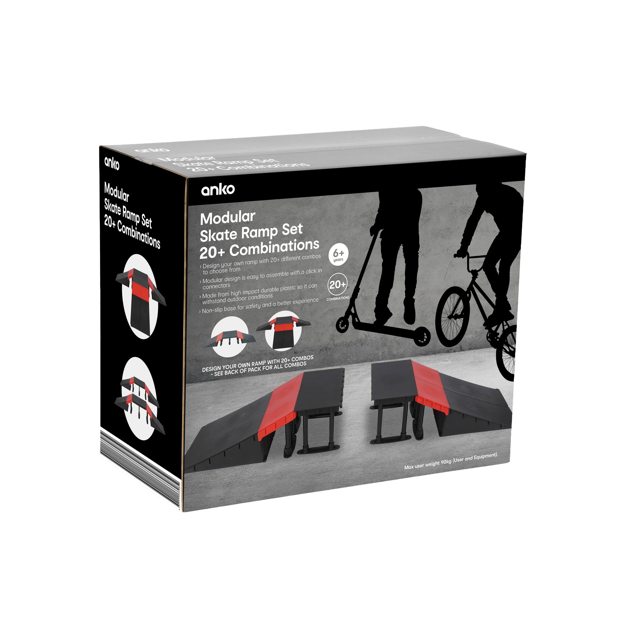1 Modular Skate Ramp 20+ Combinations Set, 1 of 10