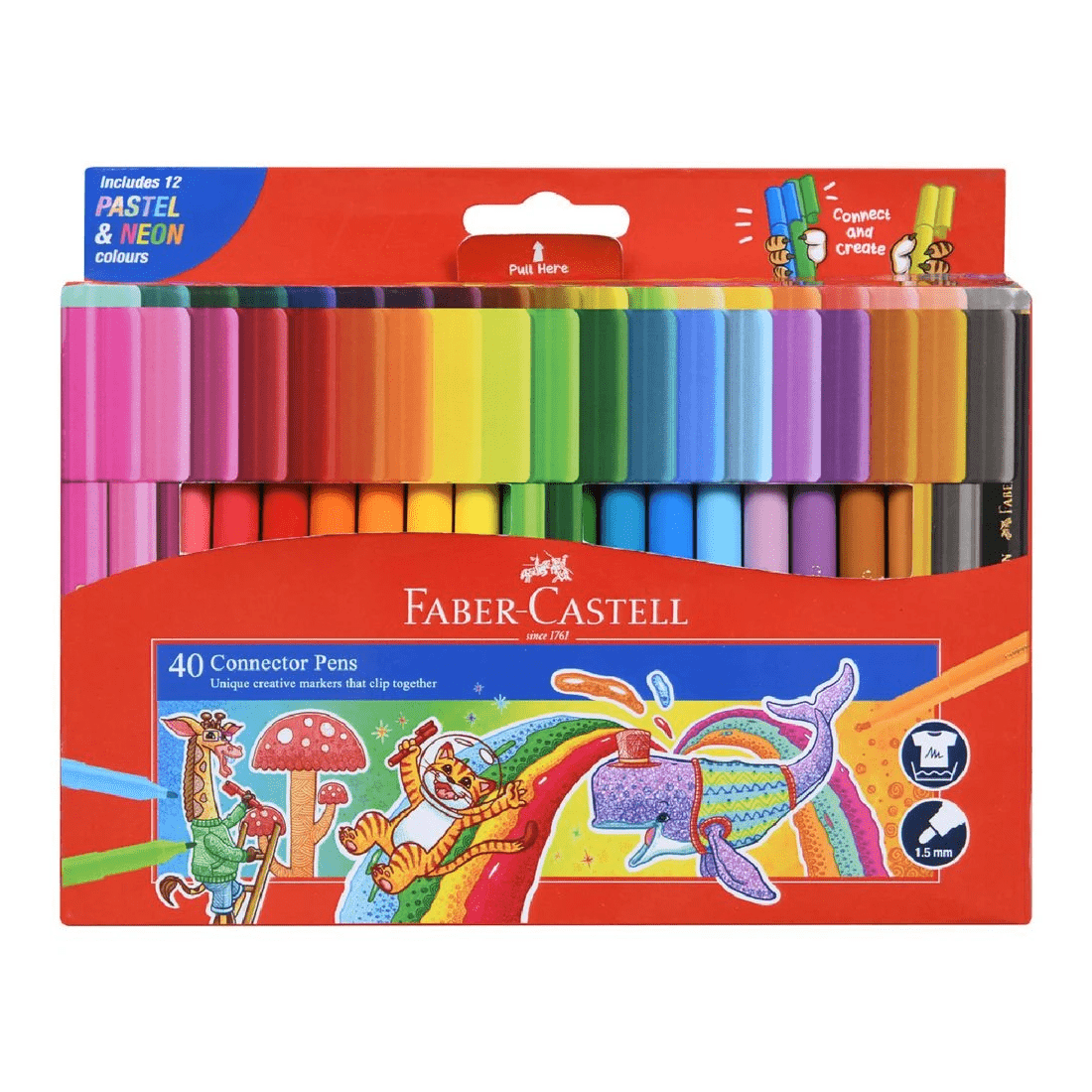 1 Faber-Castell Connector Pens 40 Pack, 1 of 10