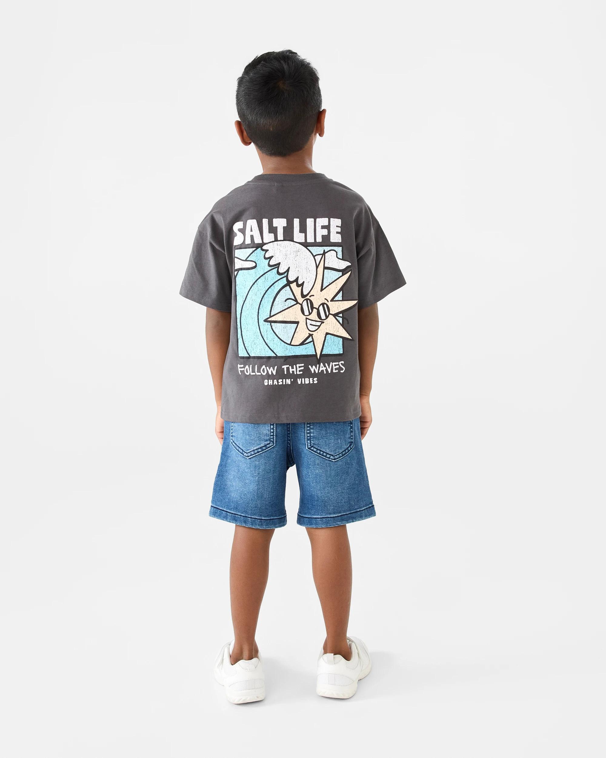 8 Oversized Printed T-shirt Gry Sun, 8 of 8