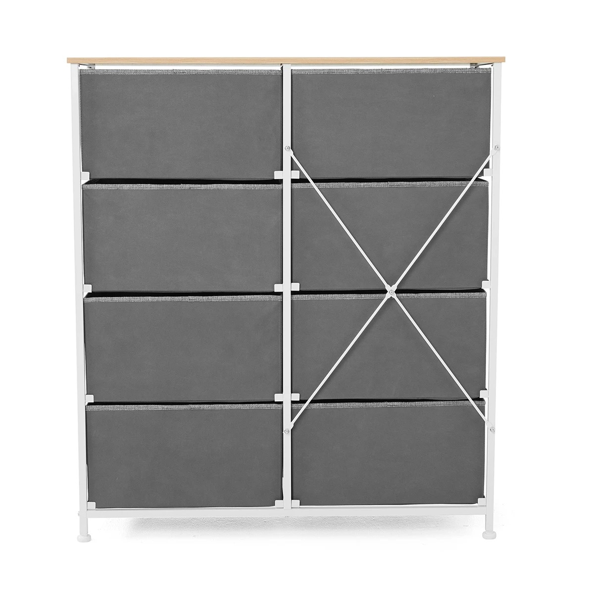 5 8 Drawer Chest - Grey, 5 of 9