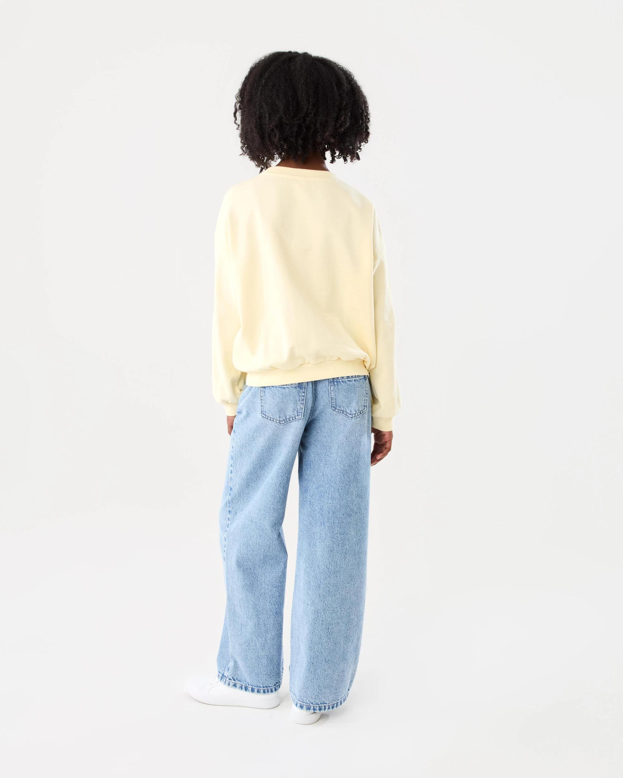 8 Oversized Crew Neck Sweatshirt Ylw Hbiscs, 8 of 8