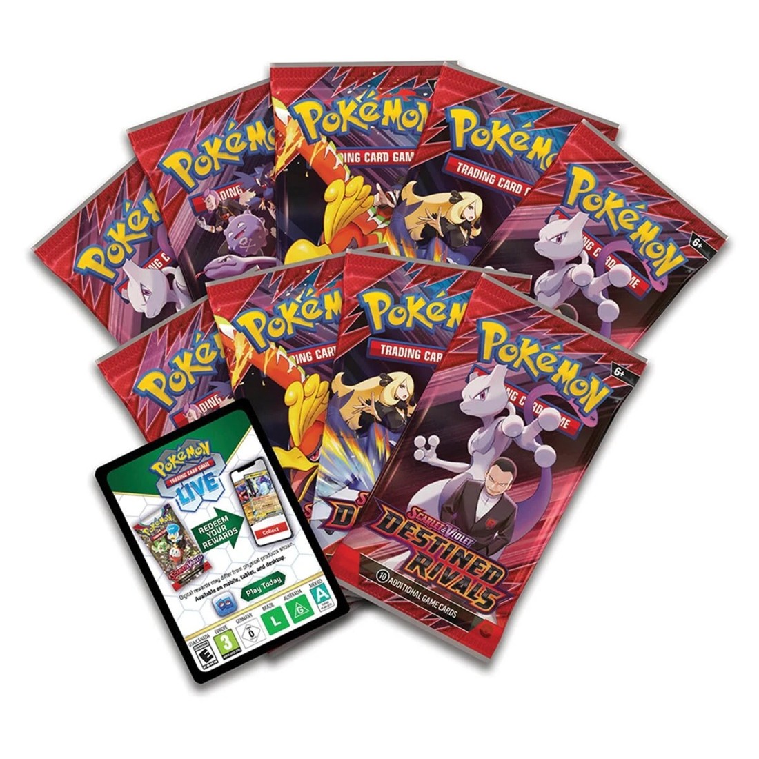 3 Pokemon Trading Card Game: Scarlet & Violet Destined Rivals Elite Trainer Box, 3 of 5
