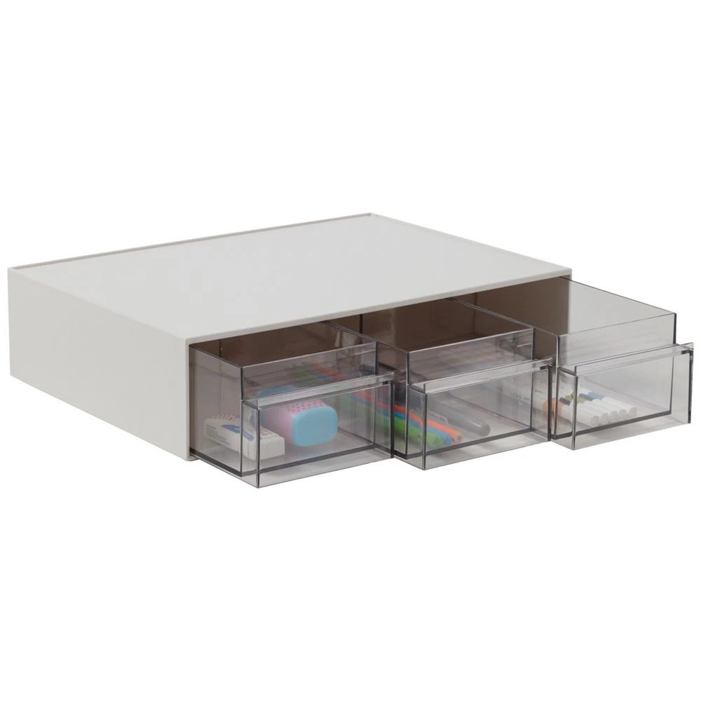 2 J.Burrows Stackable 3 Segment Desktop Drawers, 2 of 3