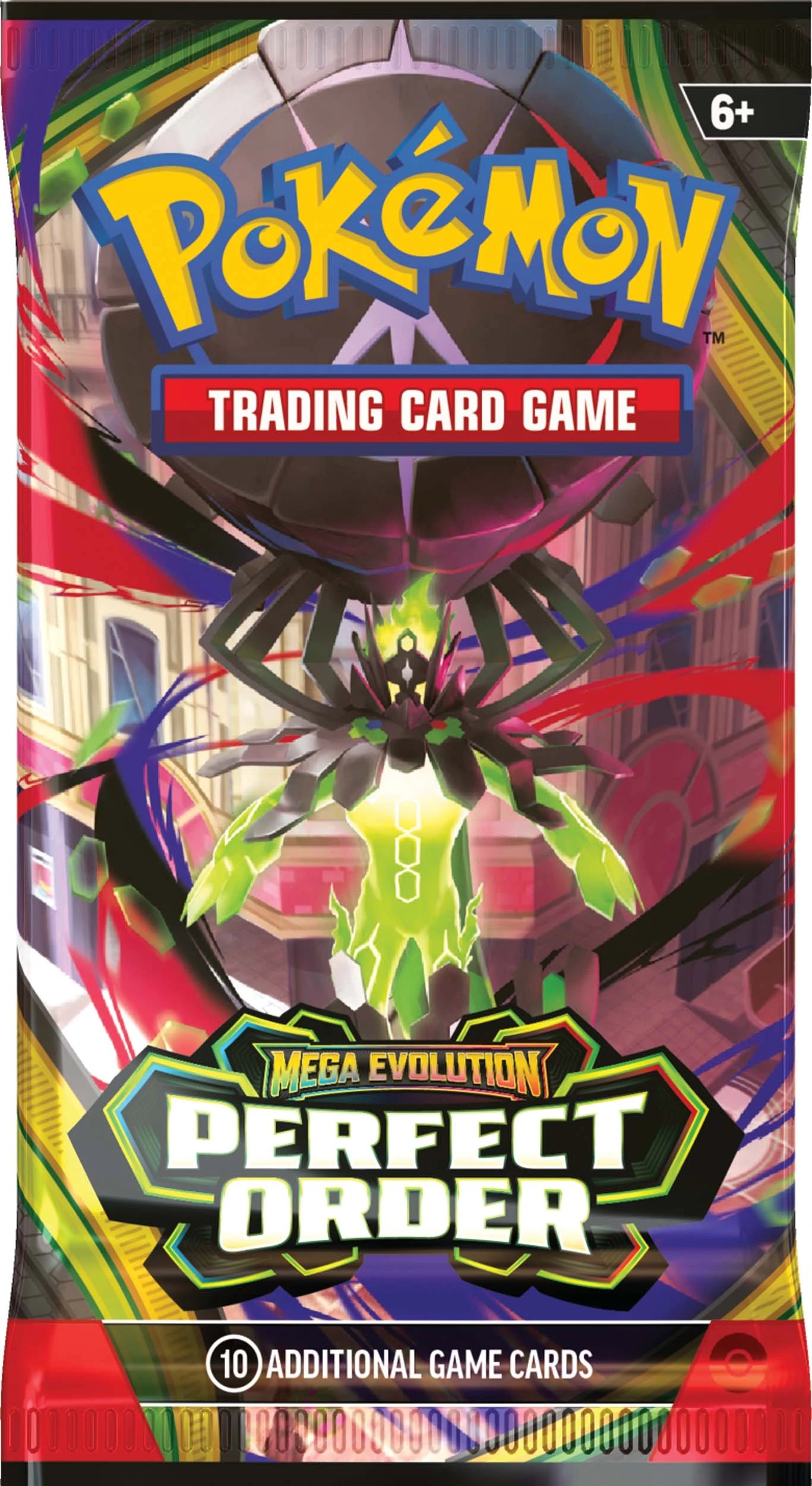 8 Pokemon Trading Card Game: Mega Evolution - Perfect Order Booster Display - Assorted, 8 of 9