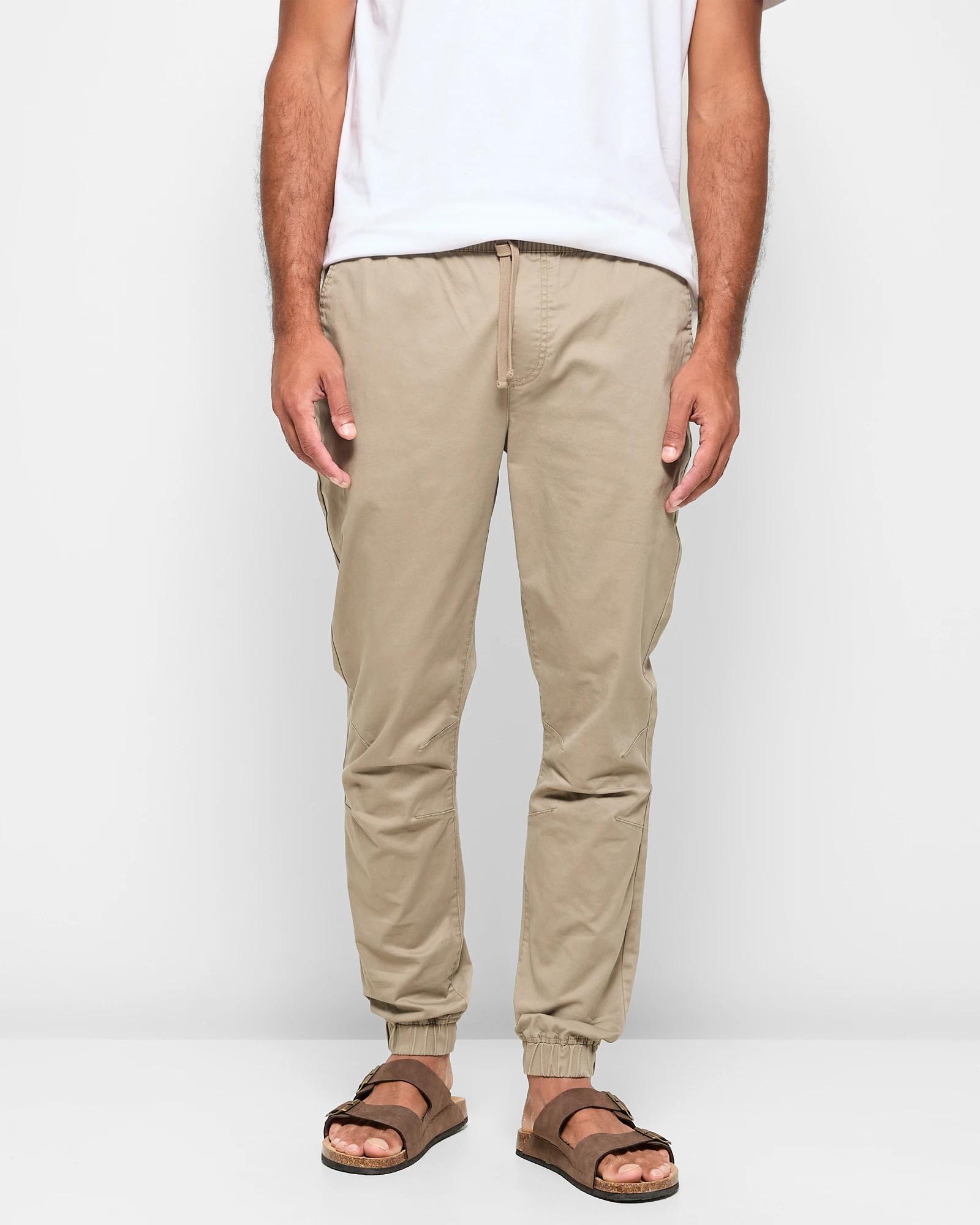 1 Target Woven Jogger Pants WALNUT, 1 of 5