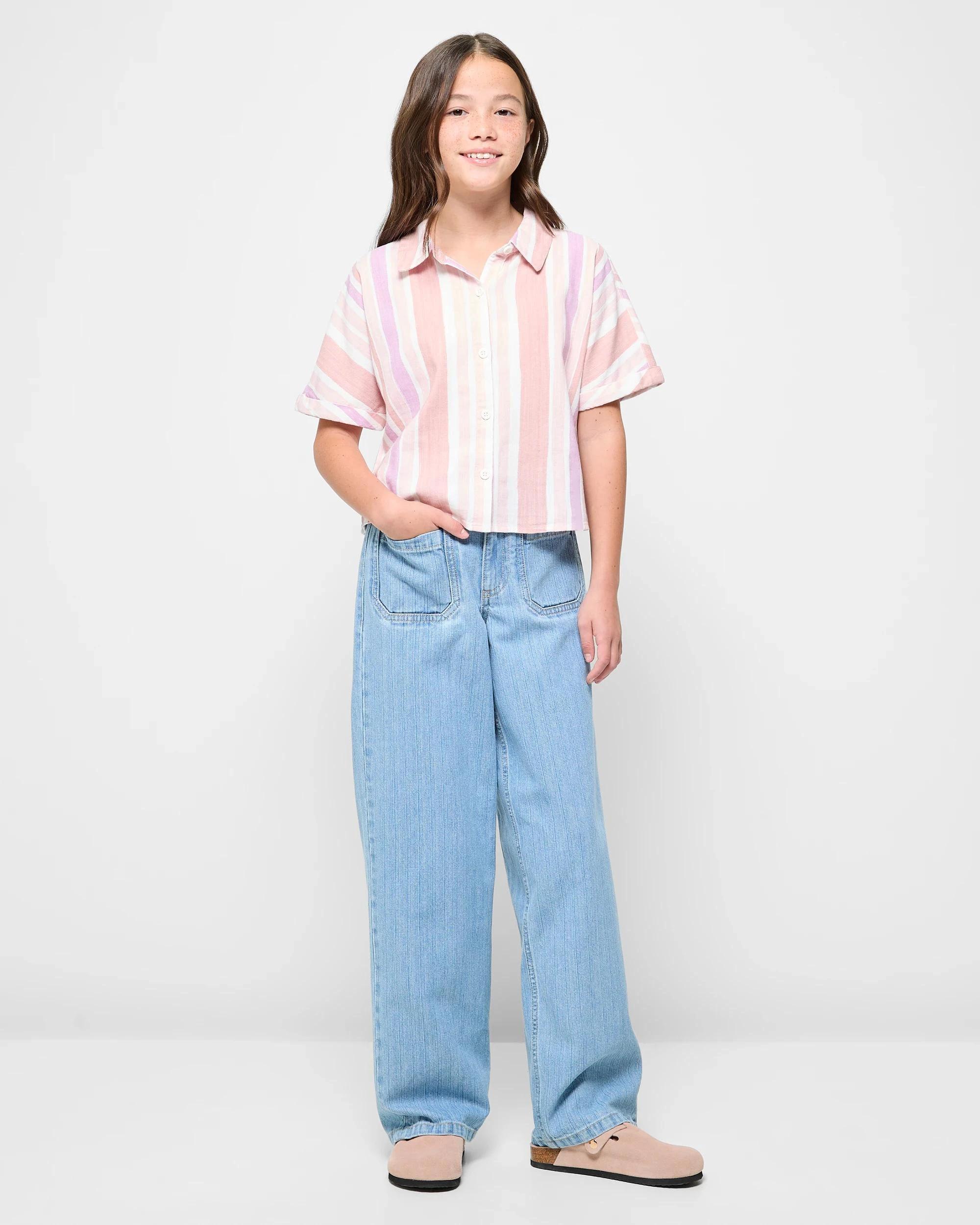 2 Target Print Short Sleeve Shirt STRIPE, 2 of 5