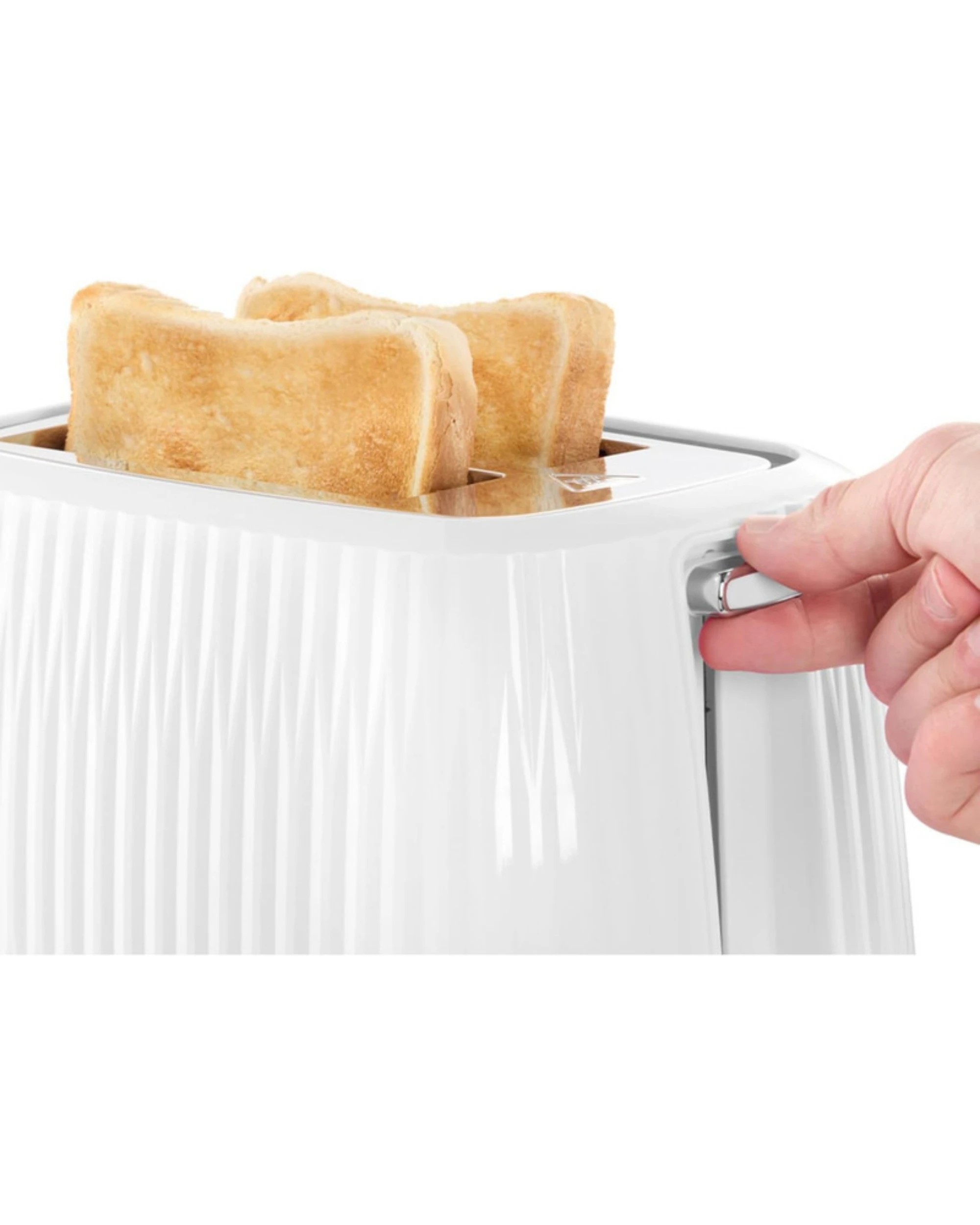 3 Russell Hobbs Eden 2 Slice Toaster - White, 3 of 4