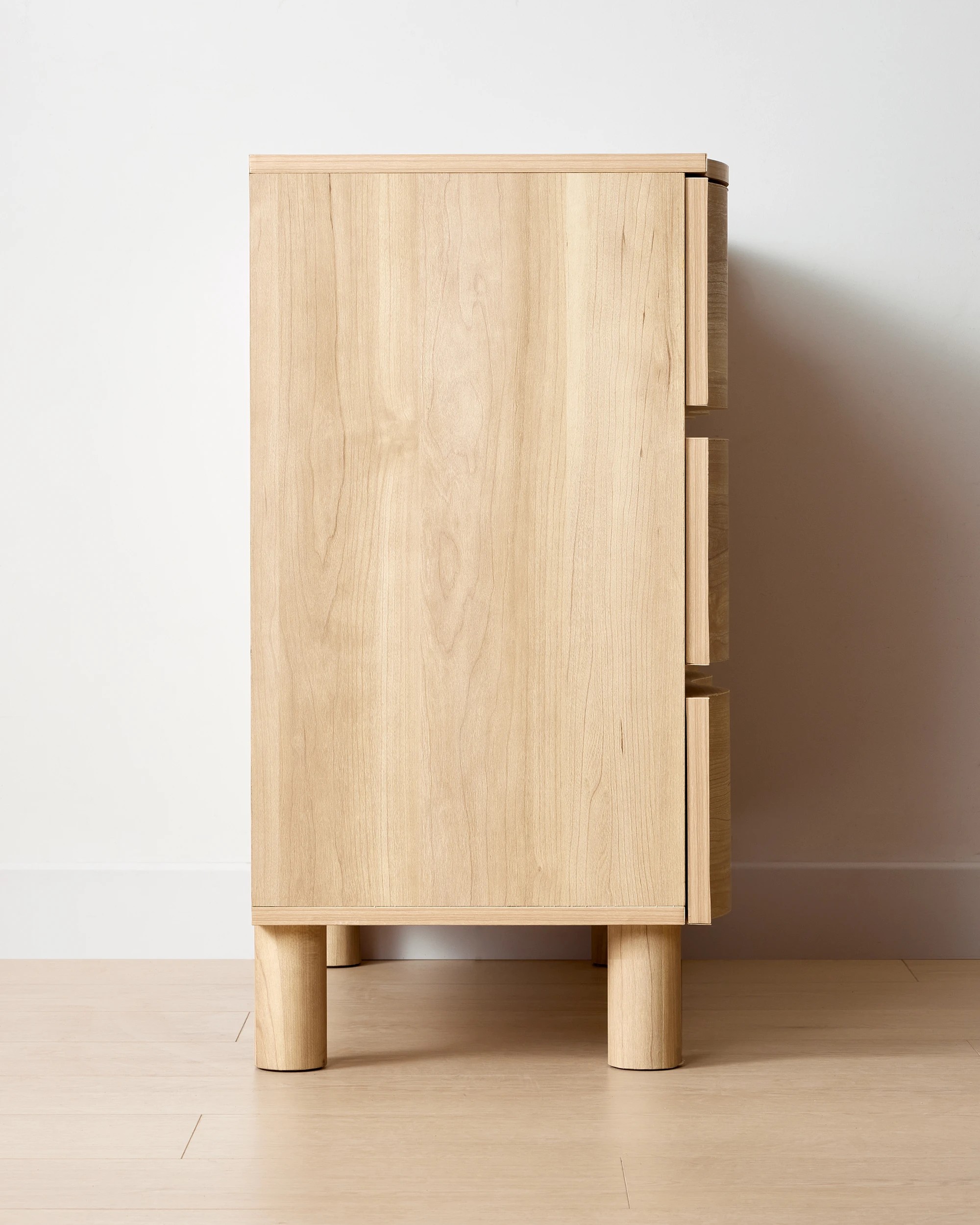 3 Ripple 3 Drawer Chest - Light Oak, 3 of 6