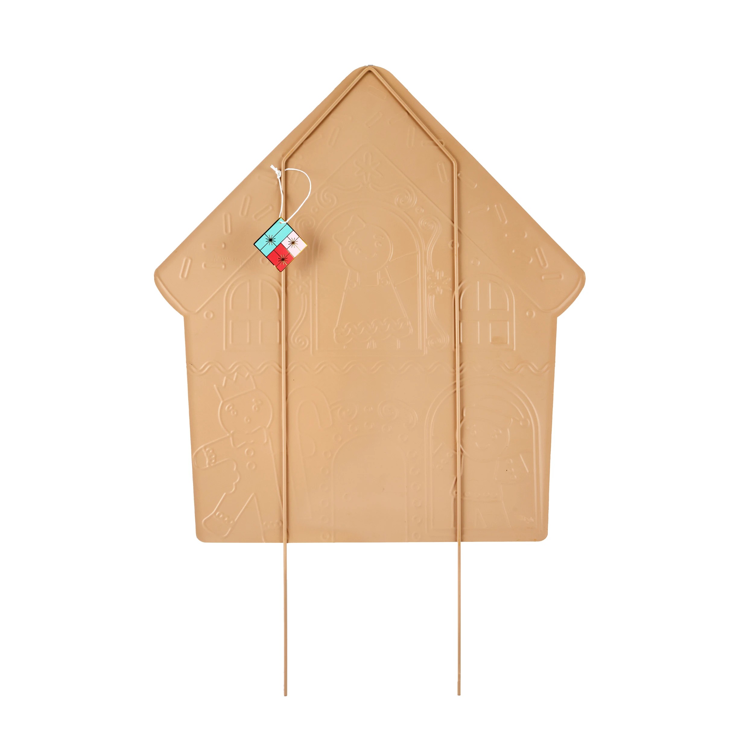 4 Large Christmas Gingerbread House Stake, 4 of 4