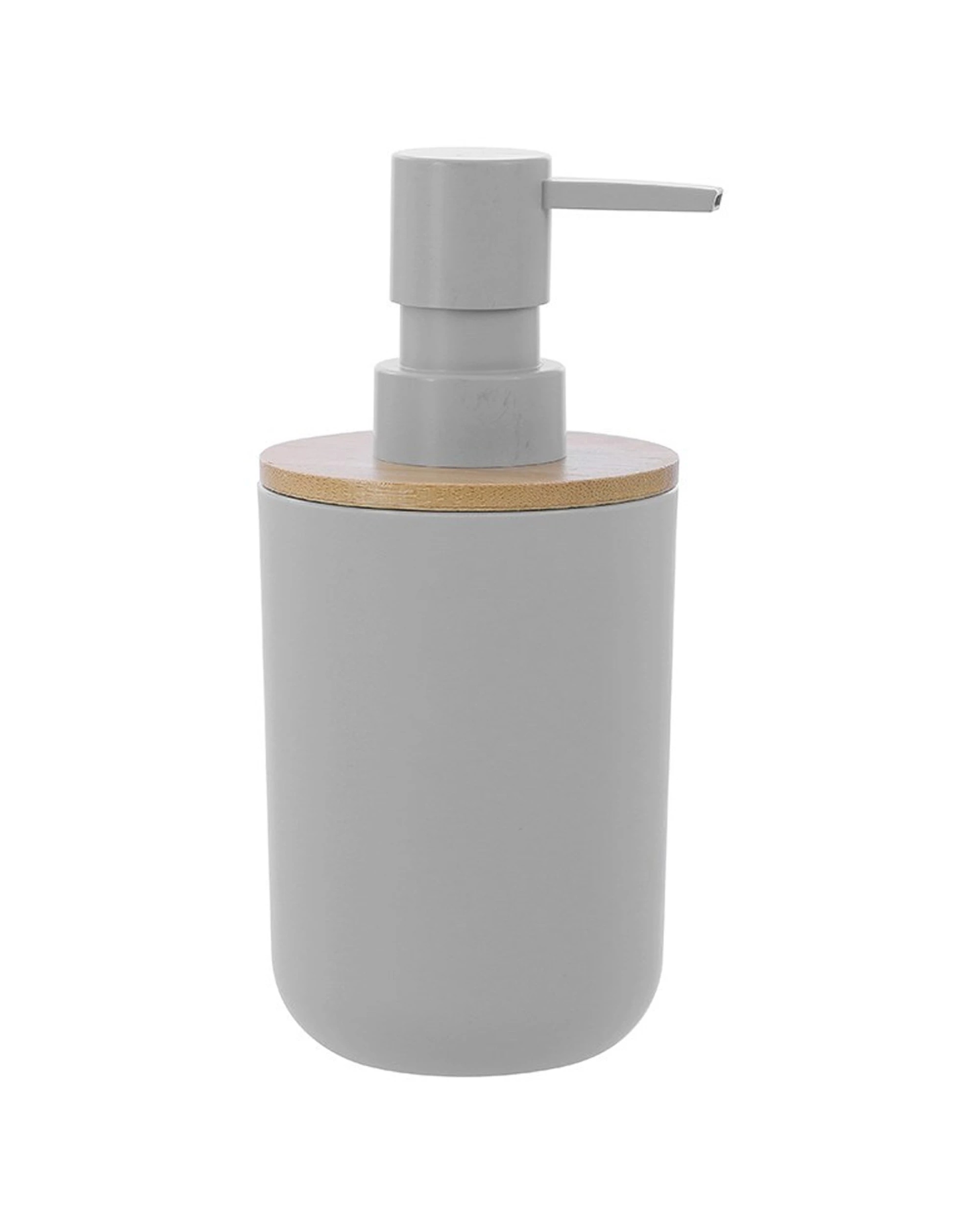 2 Boxsweden Bano Soap Dispenser 330ml Bamboo Top 7.5x7.5x16cm Bpa Free Assorted
 - Multi, 2 of 5