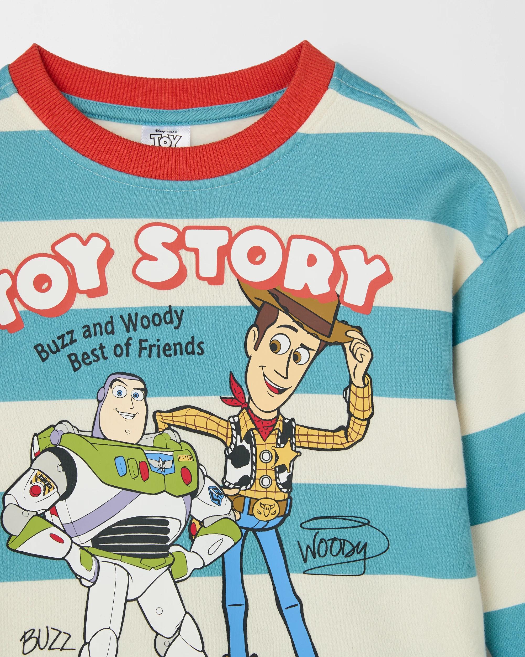 6 Disney Pixar Toy Story Australian Cotton Blend Jumper and Shorts Set BLUE, 6 of 6