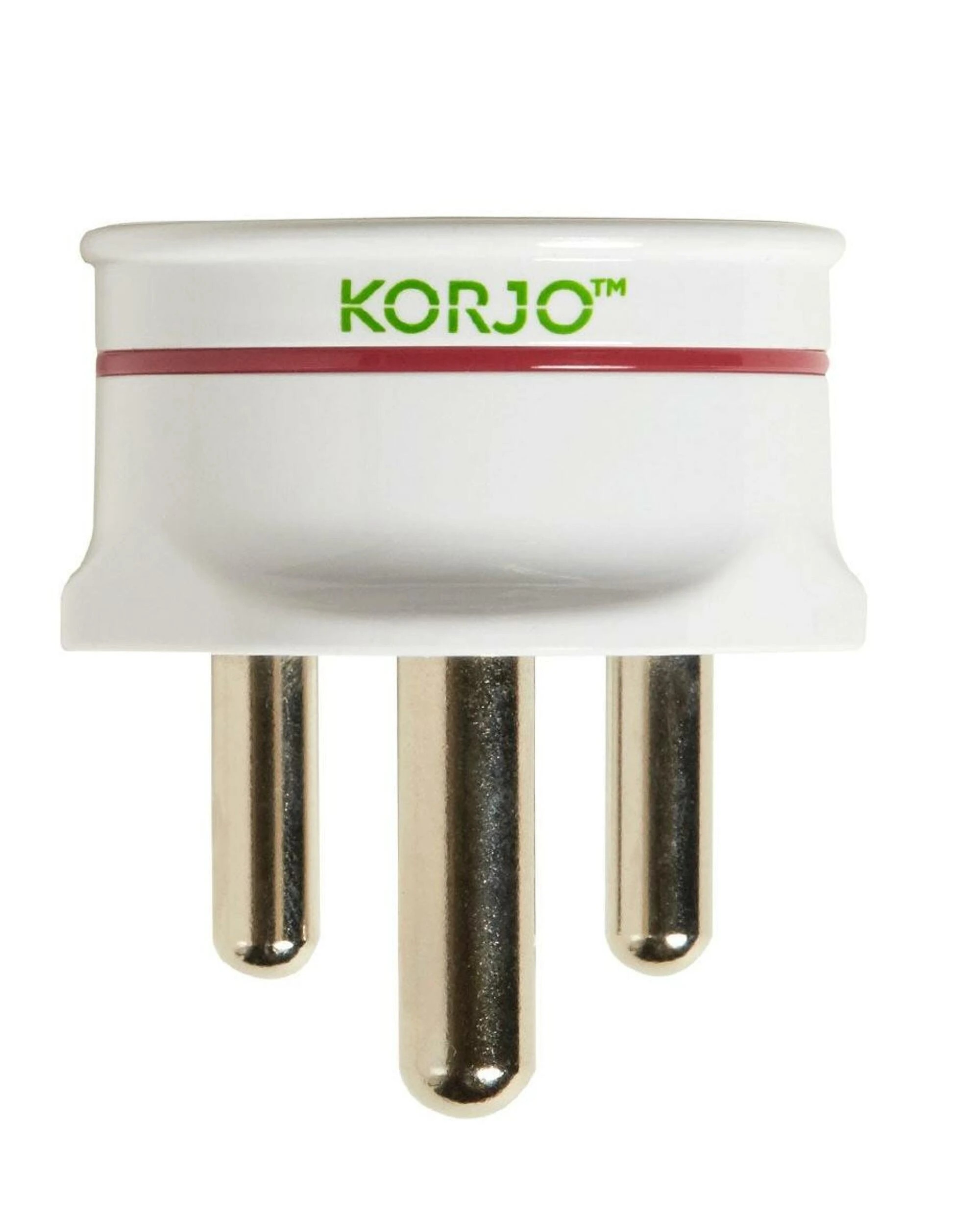 3 Korjo Travel Adaptor Plug - Aus to South Africa - White, 3 of 3