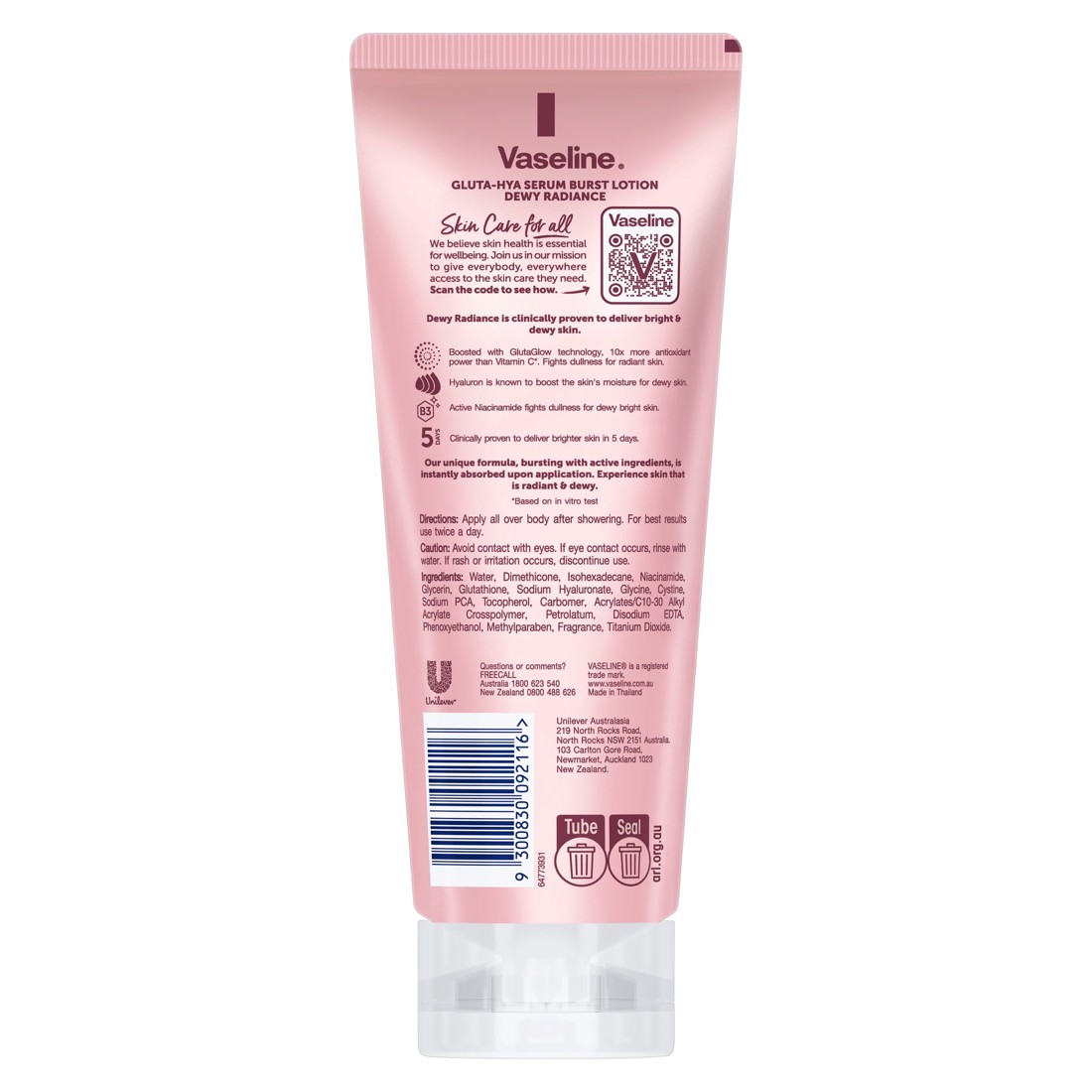 2 Vaseline Gluta-Hya Serum Burst Dewy Radiance Body Lotion 200ml, 2 of 9