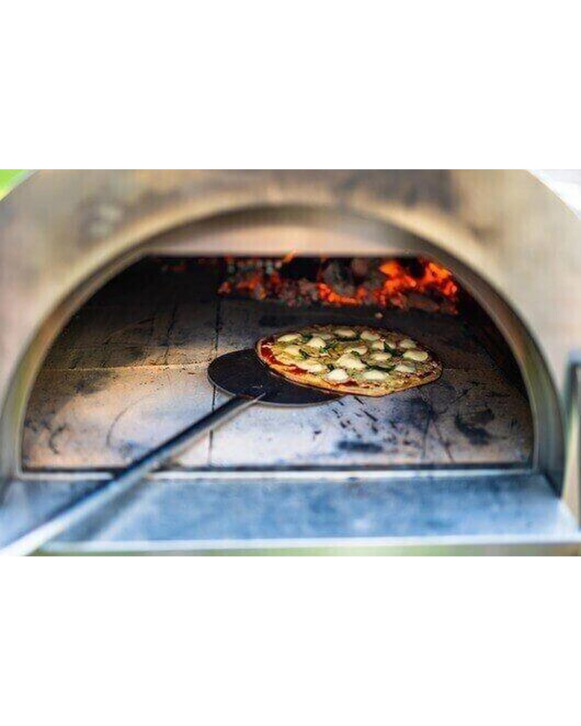 3 Flaming Coals Stainless Steel Pizza Spinner, 3 of 10