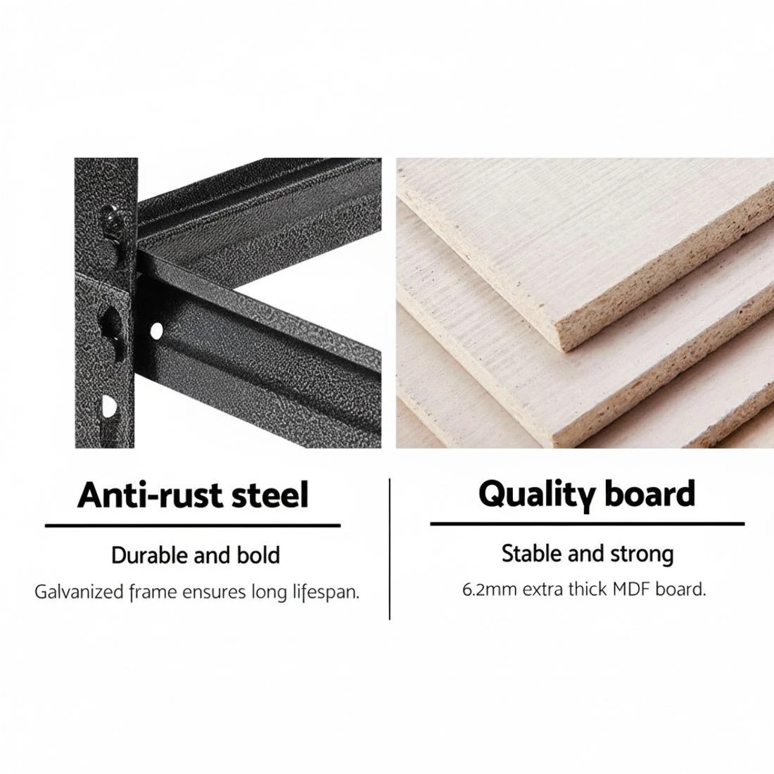 2 Giantz 1.8M Garage Shelving Warehouse Rack Pallet Racking Storage Shelf - Multi, 2 of 4