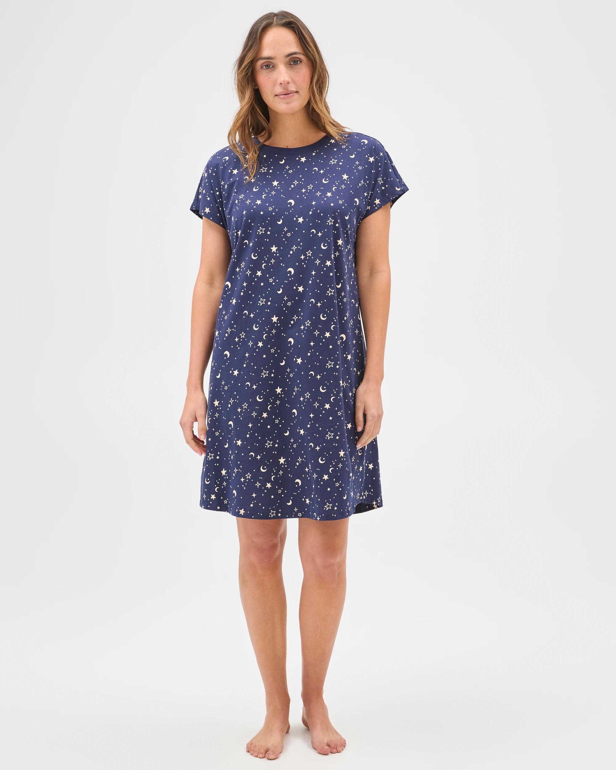 1 Target Woman Australian Cotton T-Shirt Nightie STARGAZER, 1 of 7