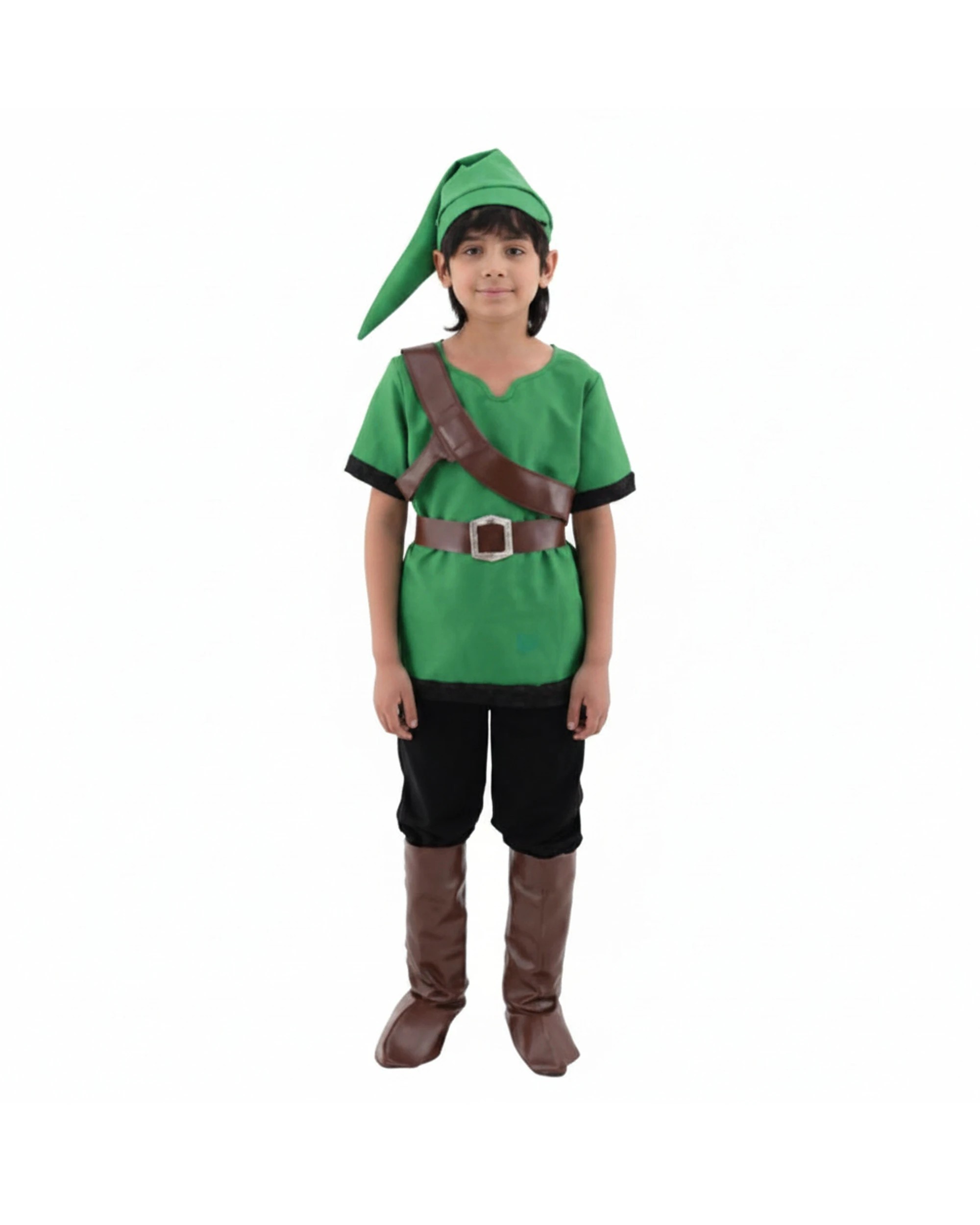 1 Oceana Boys Zelda Link Costume Kids Fantasy XX Large 152x64cm - Green, 1 of 1