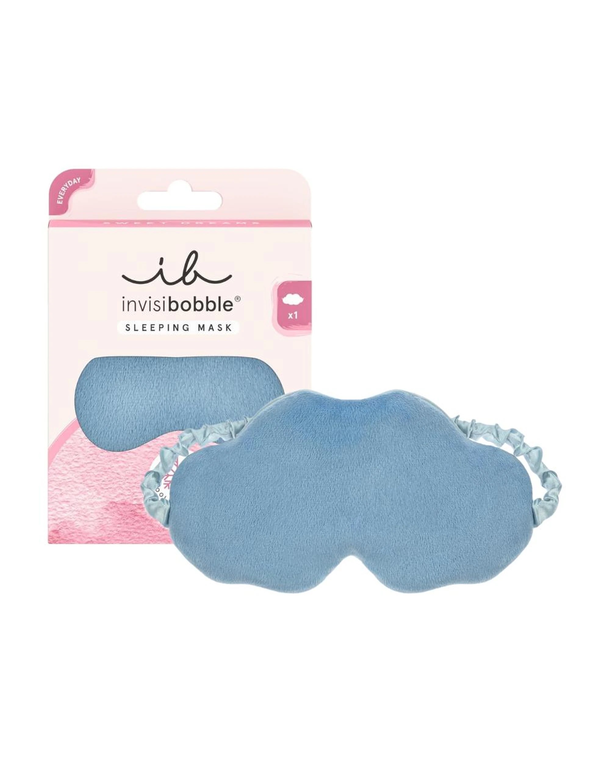1 Invisibobble Dual-Functionality Sleeping Eye Mask - Sweet Dreams - Grey, 1 of 2