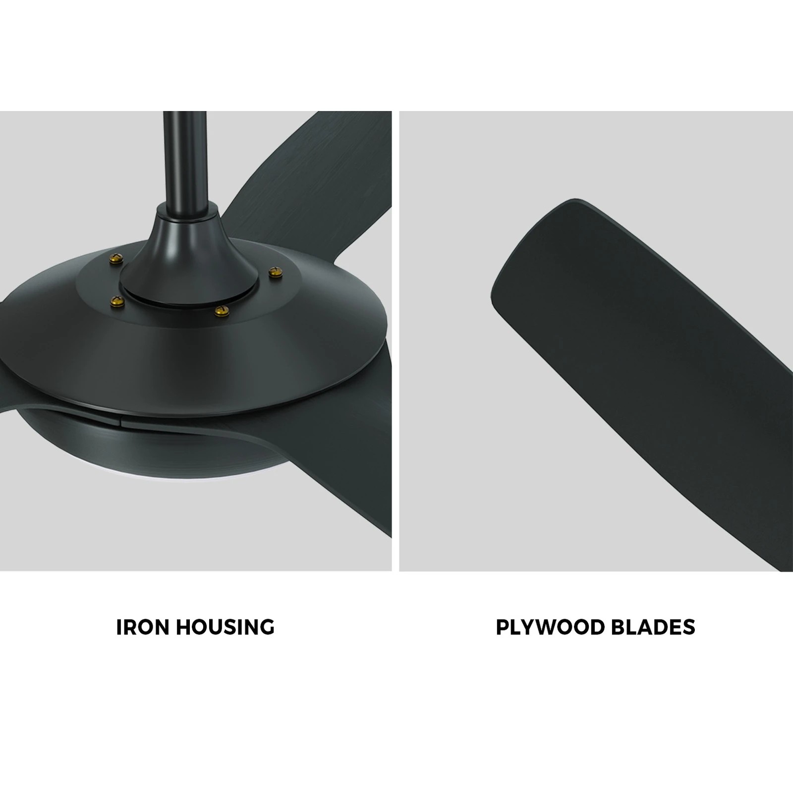 8 Vevare 52" Ceiling Fan DC Motor with LED Light & Remote Control, 8 of 10