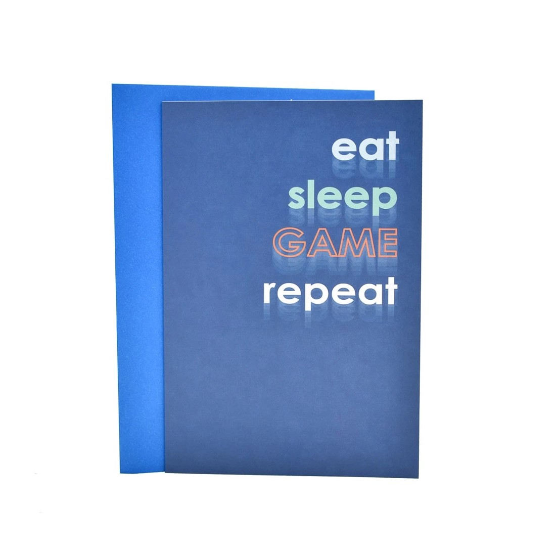 1 Hallmark Birthday Card - Eat Sleep Game Repeat, 1 of 3