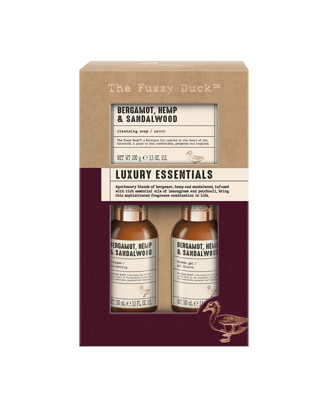 1 Baylis & Harding The Fuzzy Duck Luxury Essentials Set - Bergamot, Hemp and Sandalwood, 1 of 4