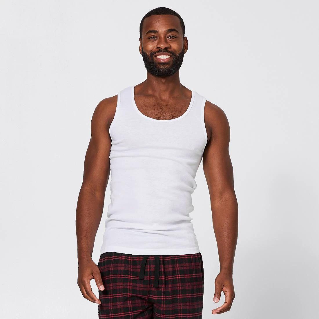 1 Maxx 3 Pack Seamfree Singlets; Style: 196613 WHITE, 1 of 3