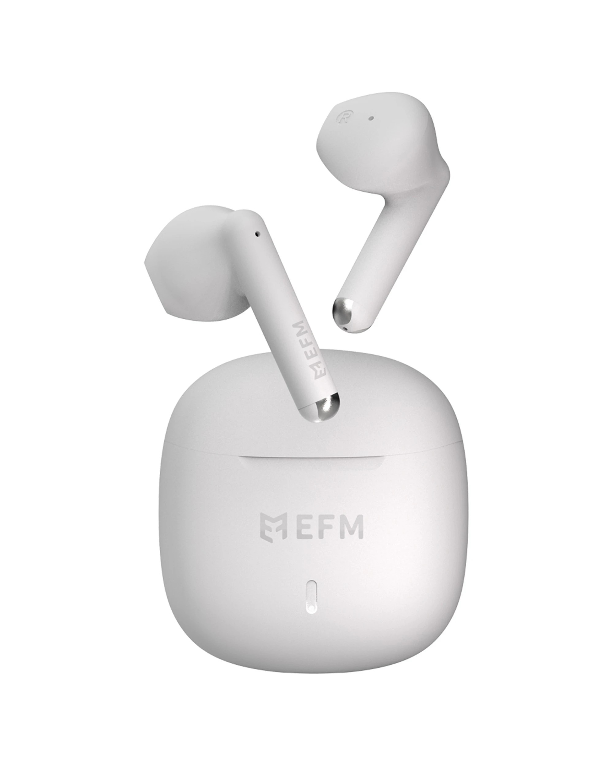 1 EFM Kansas TWS In-Ear Wireless Earbuds - Bluetooth 5.3 - Touch Control - White, 1 of 3