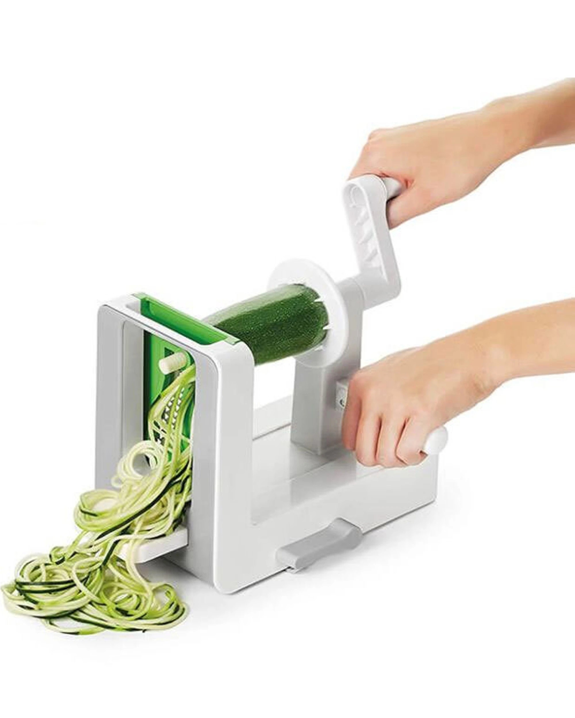 6 Oxo Good Grips Tabletop Spiralizer Vegetable Noodles 3 Stainless Steel Blades - White, 6 of 6