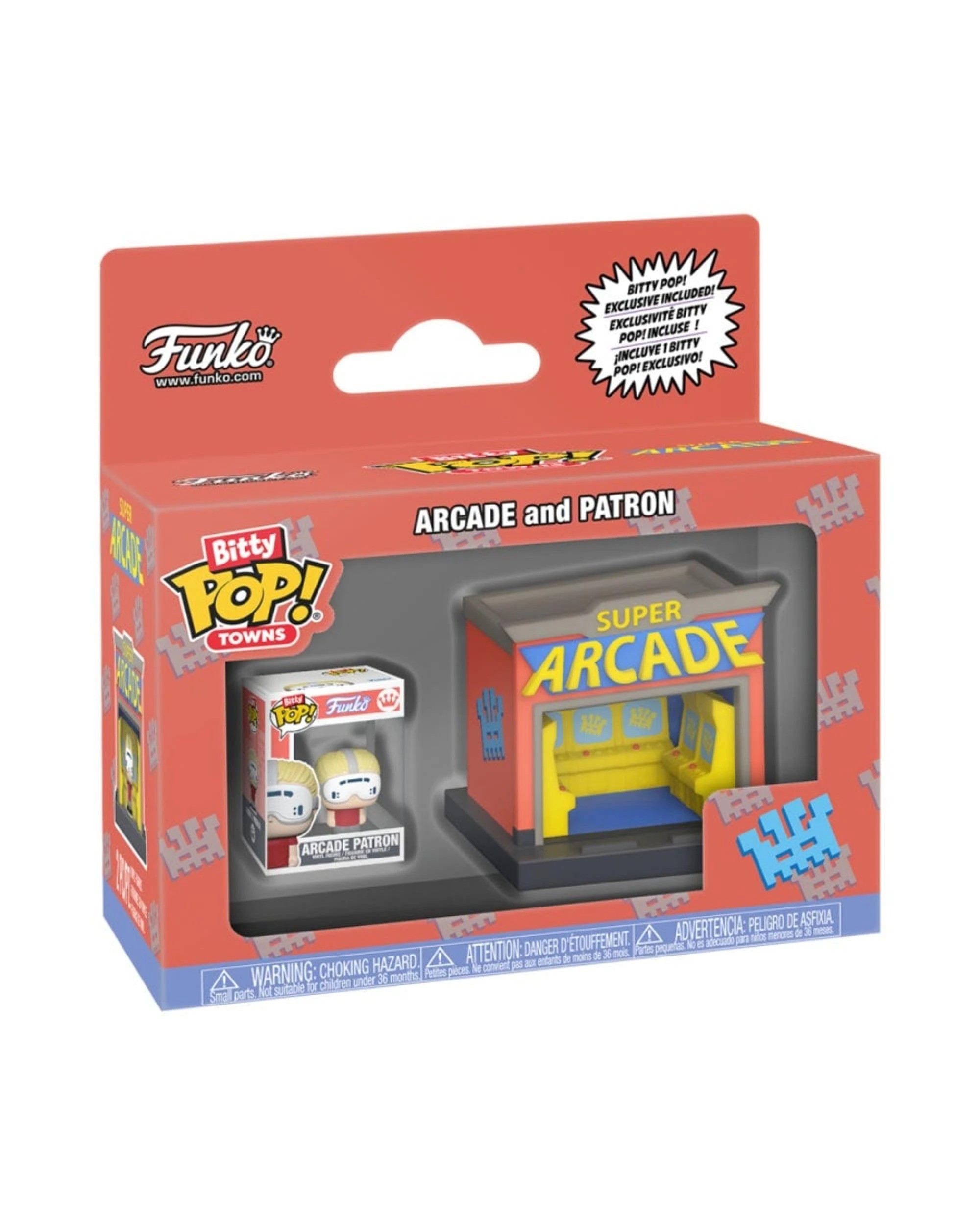1 Bitty City Arcade and Patron Funko Bitty POP! Towns, 1 of 3
