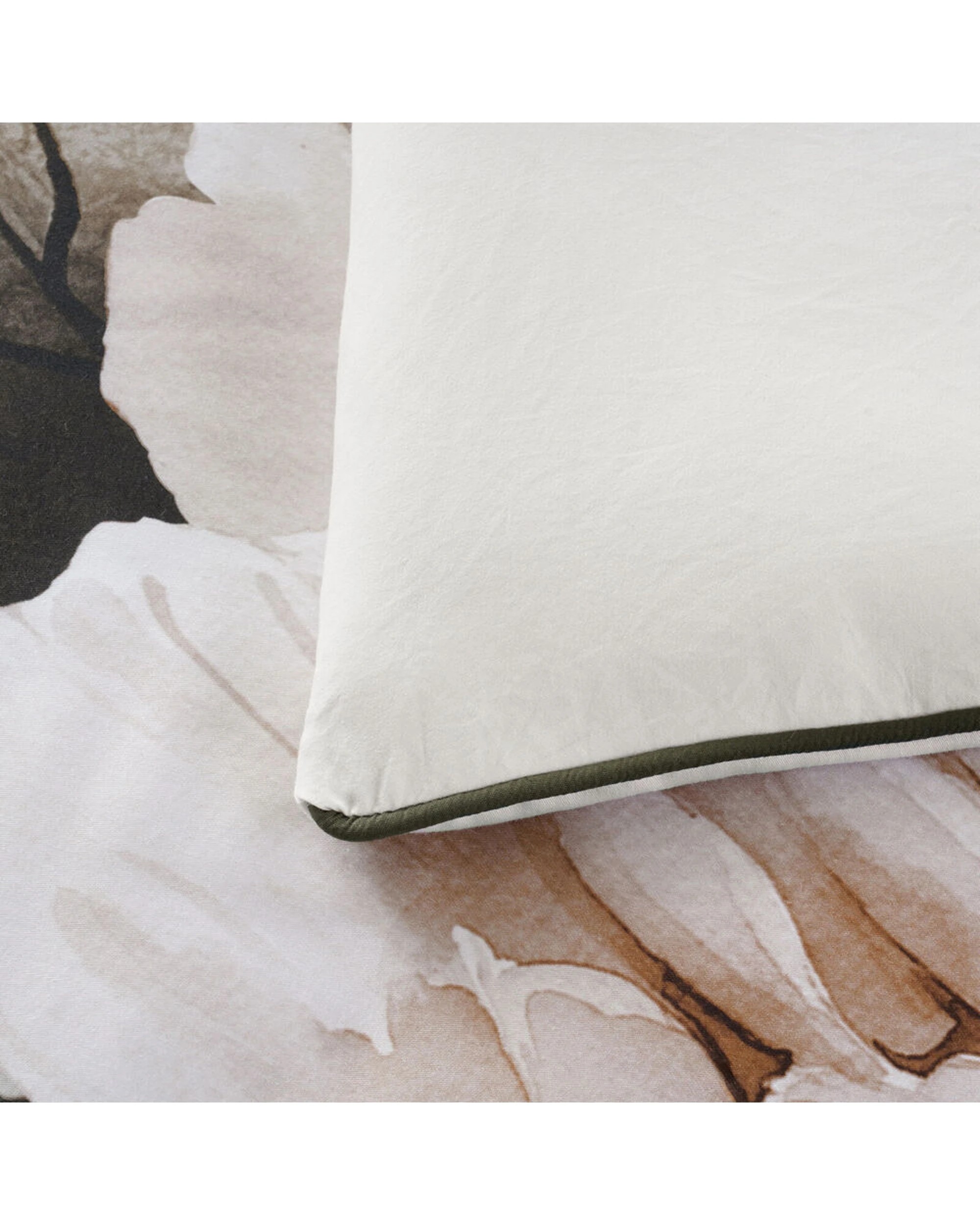 4 Bianca Somerset Queen Cotton Sateen Quilt Cover & Pillowcase Set - White, 4 of 4