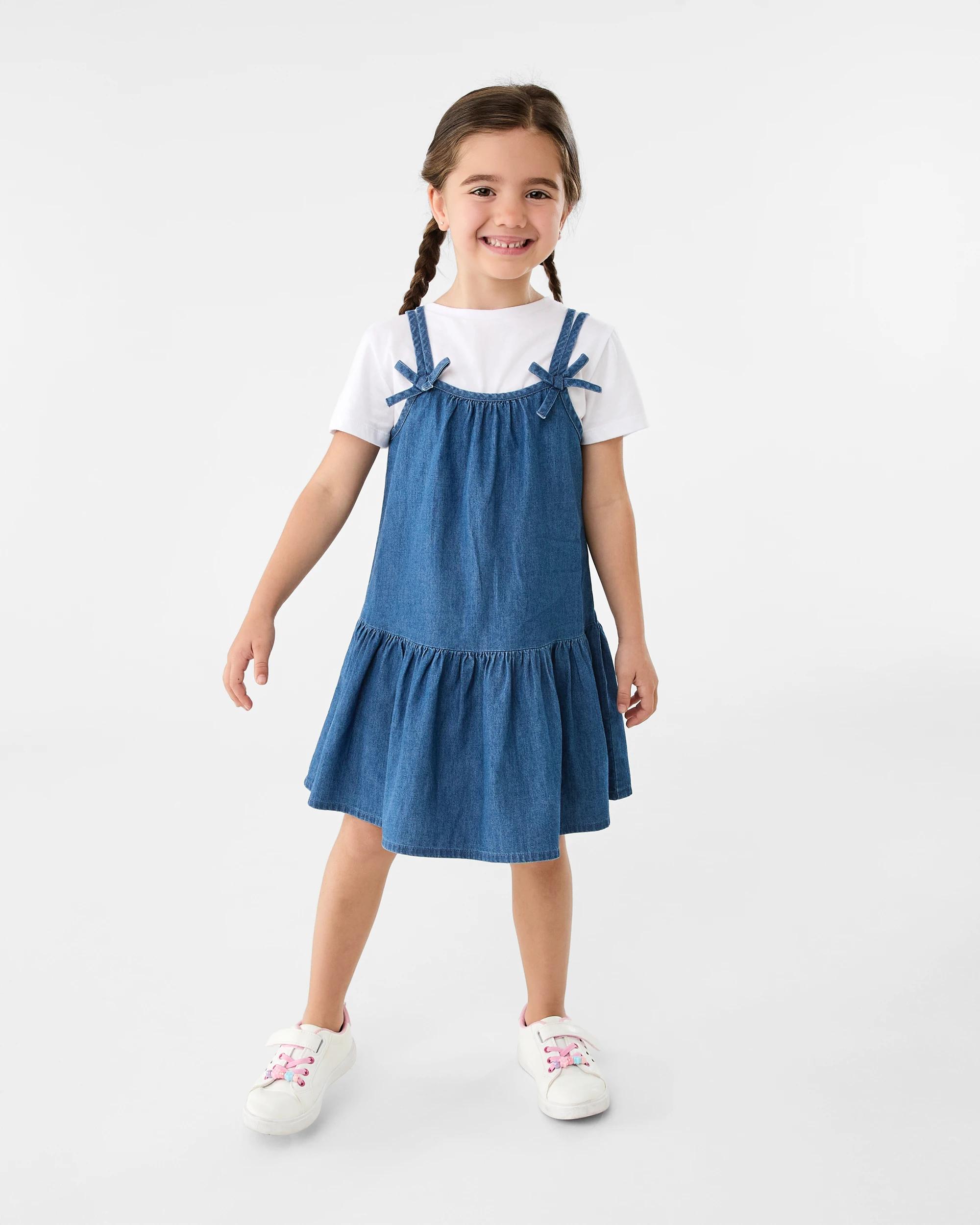 6 2 Piece Dress Set Chambray, 6 of 7
