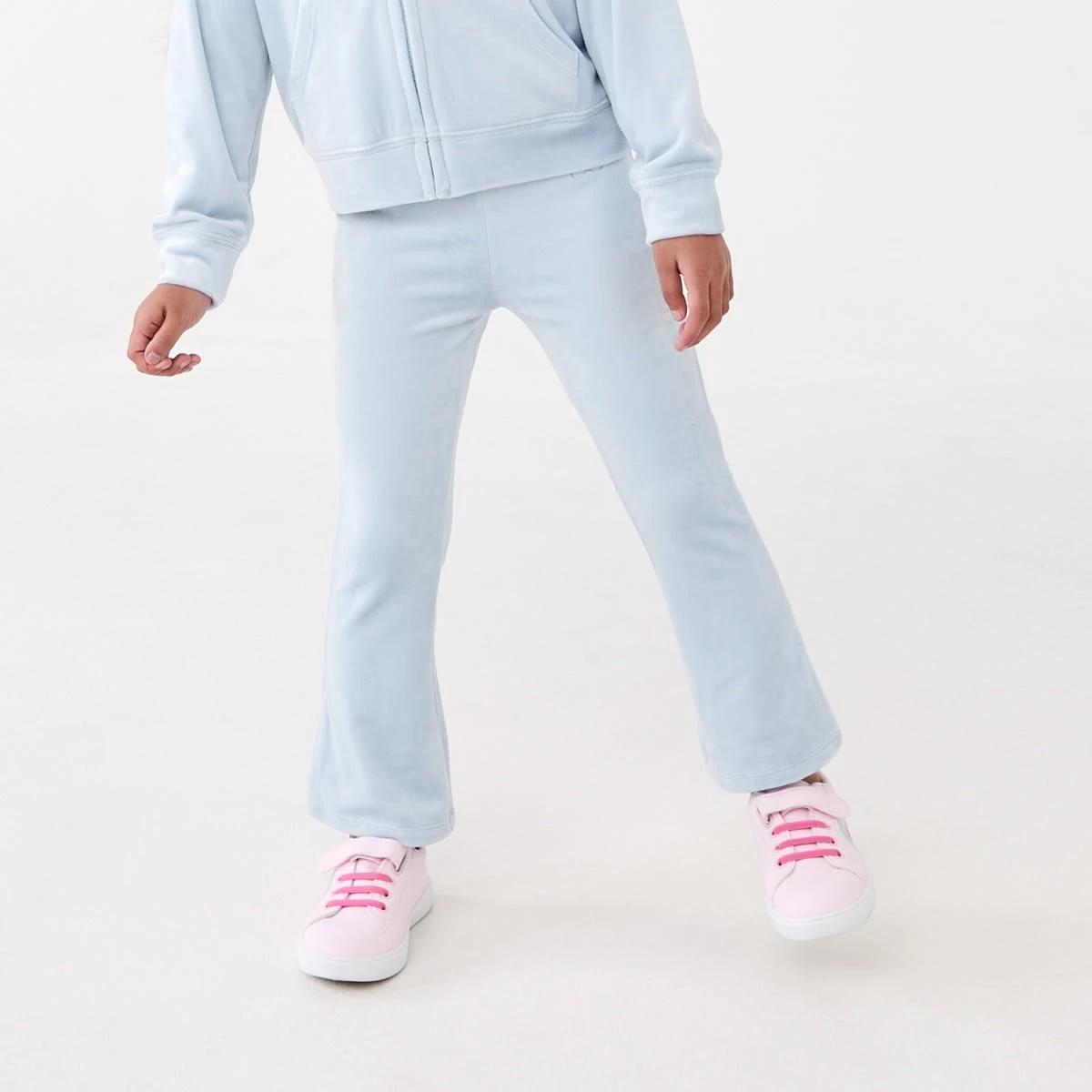 1 Velour Flare Leggings Butterfly, 1 of 7
