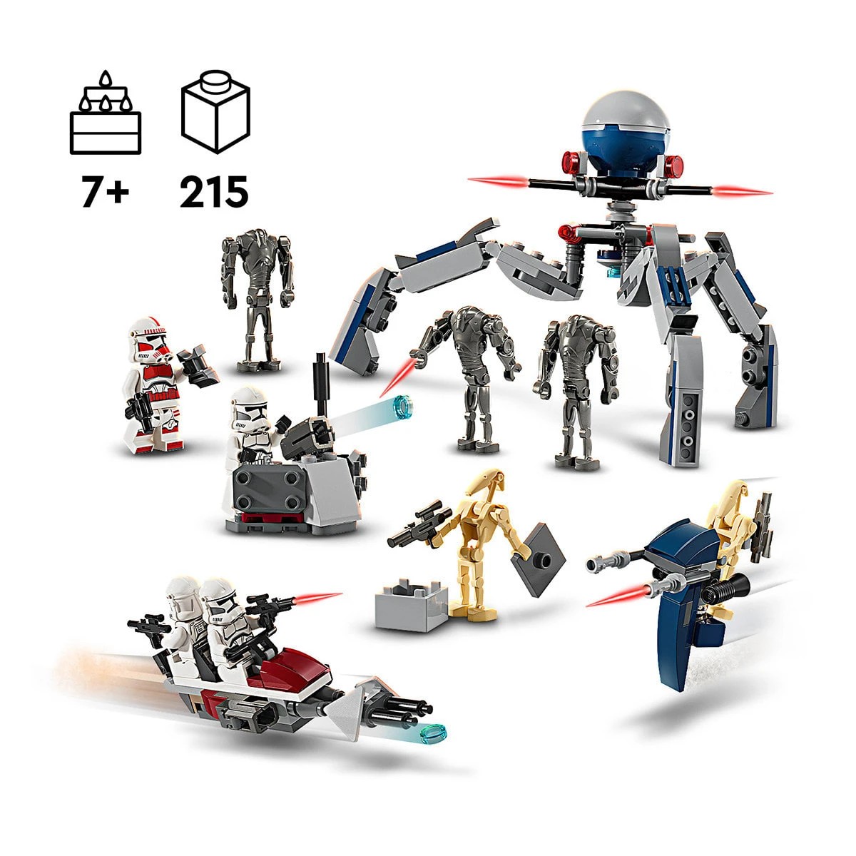 9 LEGO Star Wars Clone Trooper & Battle Droid Battle Pack 75372, 9 of 10