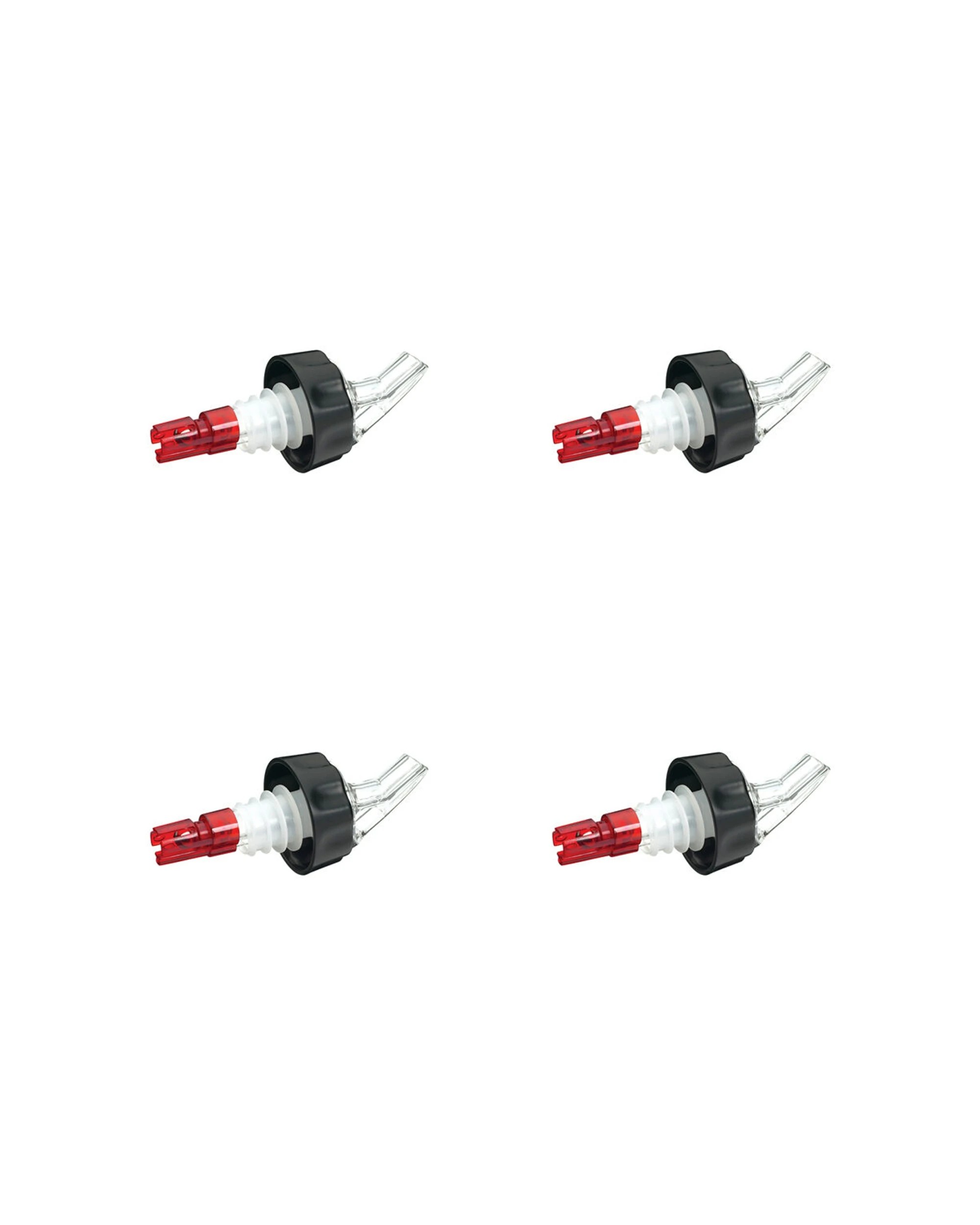 1 BarCraft 4PK Shot Measure and Pourer Plastic 25ml - Multi, 1 of 3