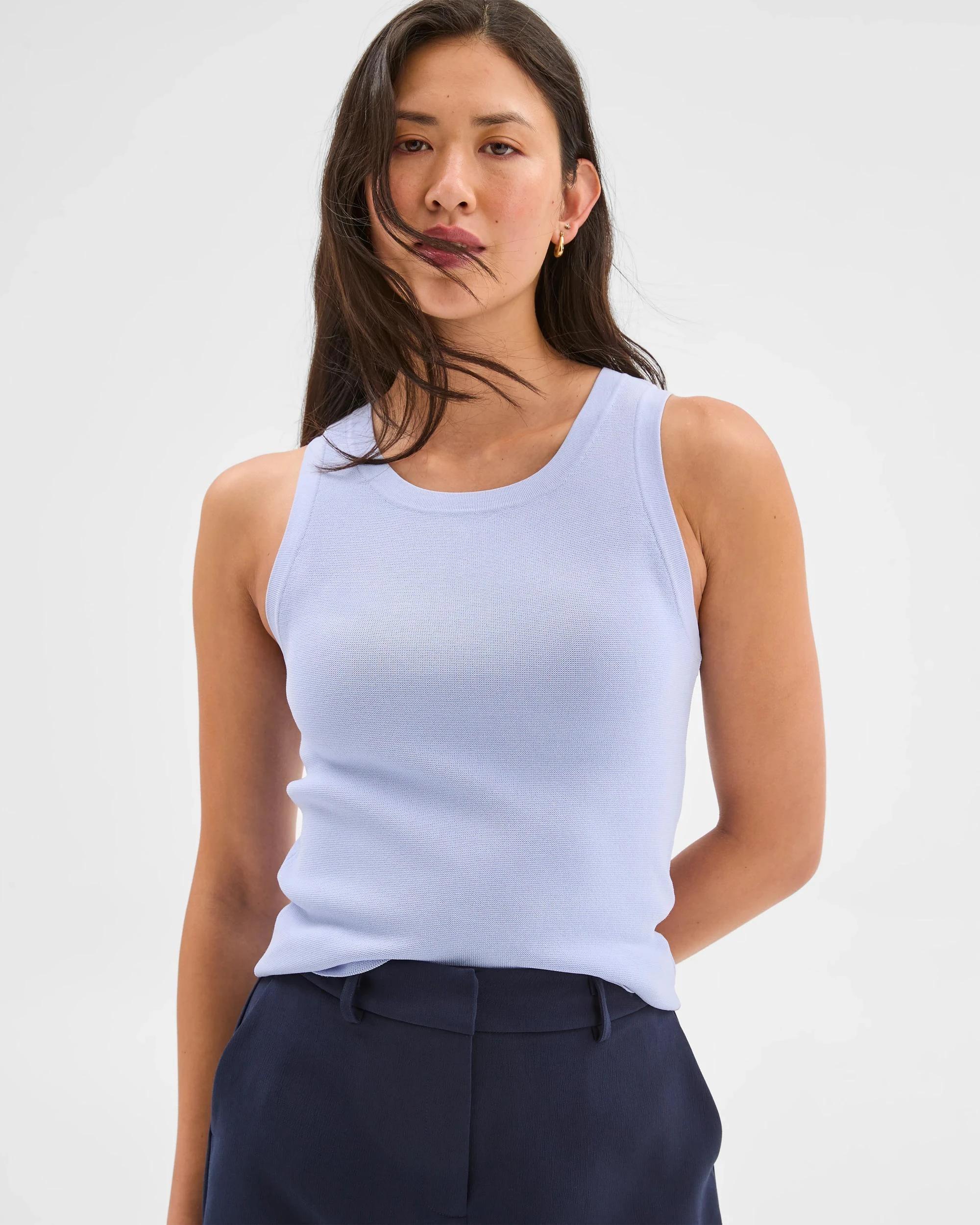 3 Ultimate Milano Sleeveless Tank Top - Preview BABY LAVENDER, 3 of 6