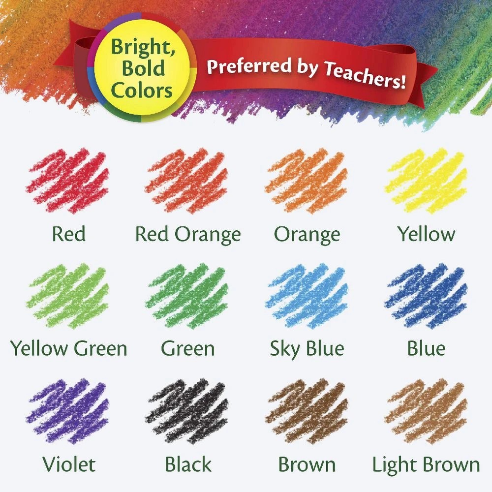 5 Crayola Erasable Coloured Pencils 12 Pack, 5 of 8