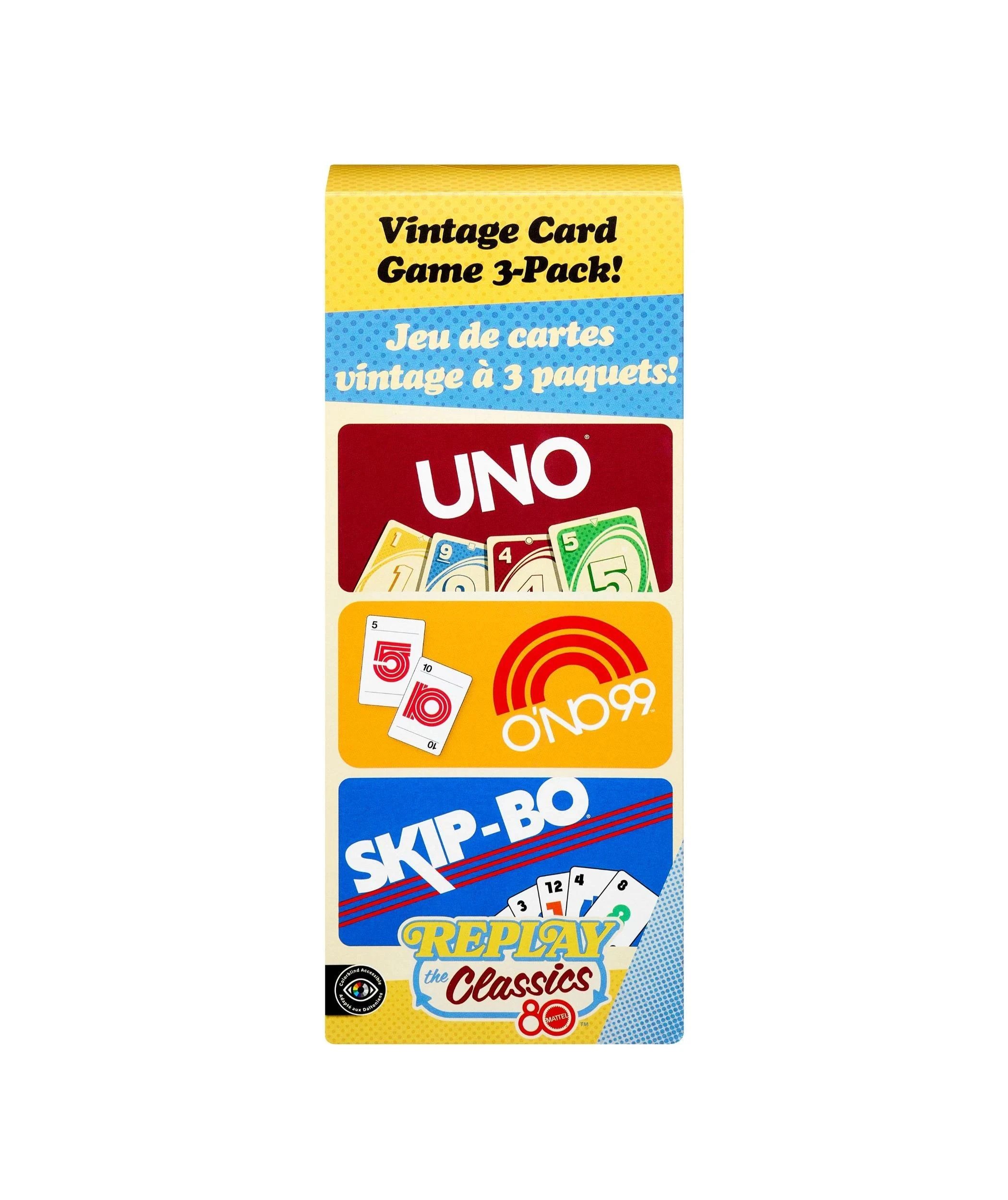 1 3 Pack Mattel Games Vintage Card Game - Multi, 1 of 4